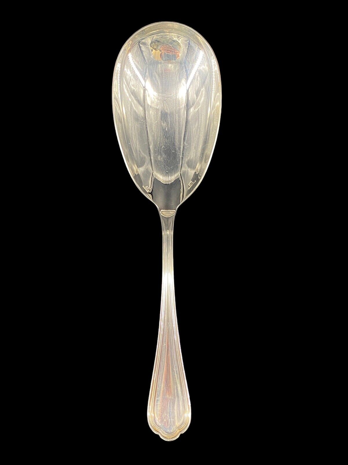 Christofle France Spatours Silver Pated Serving Ladle Spoon