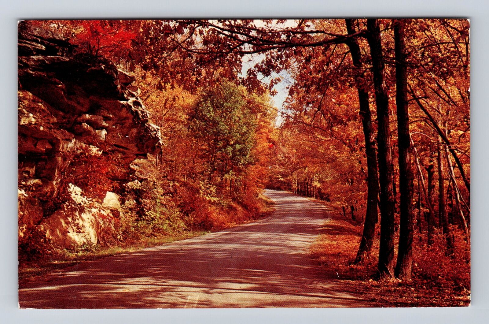 Eagle River WI-Wisconsin, Road That Leads To Winter, Antique, Vintage Postcard