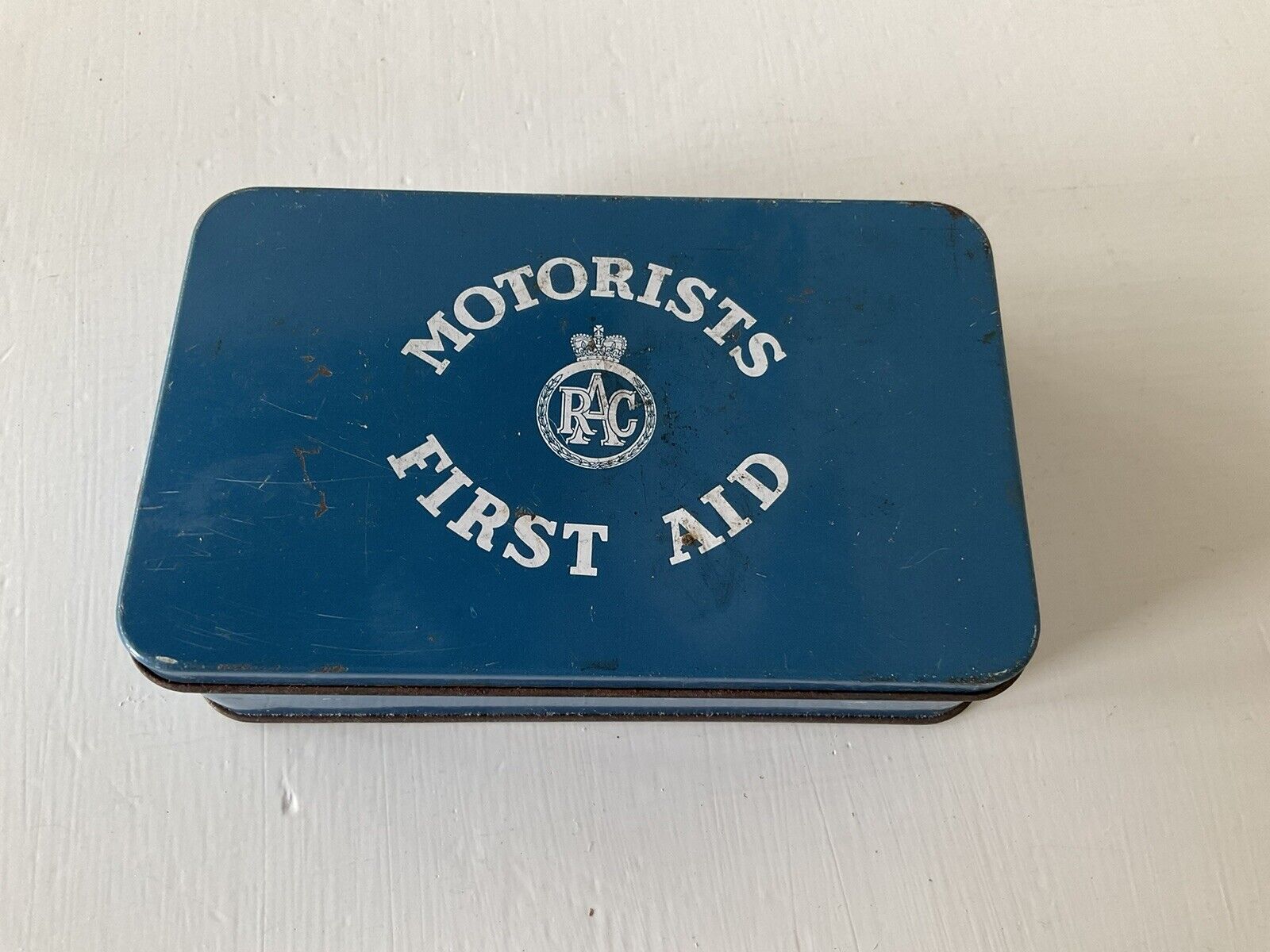 VINTAGE  RAC MOTORIST FIRST AID KIT WITH MOST OF CONTENTS