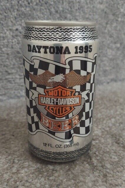 Vintage Daytona 1995 Harley Davidson Motorcycles Beverage Can (Full - Unopened) 