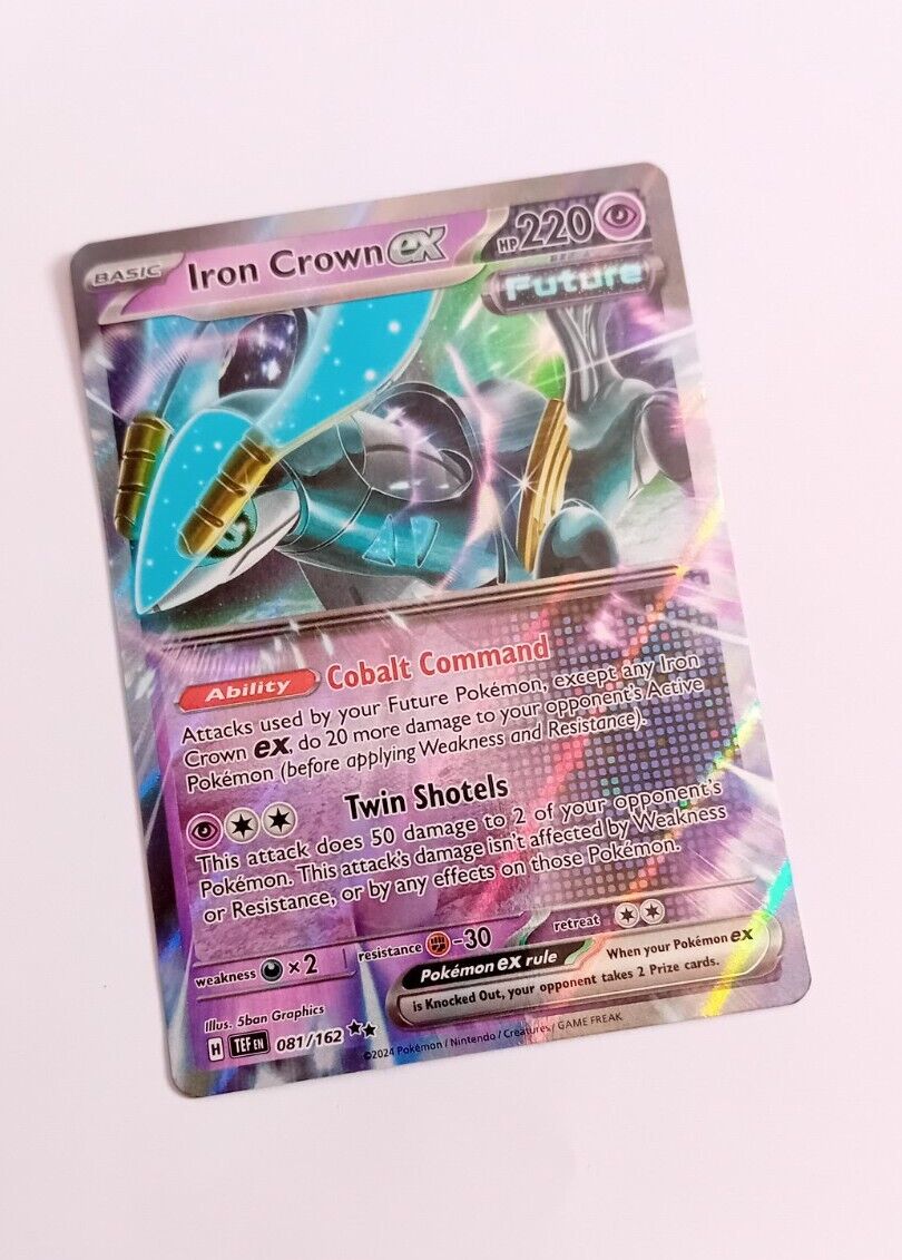 Iron Crown ex - 081/162 - Ultra Rare - Temporal Forces - Pokemon TCG Card