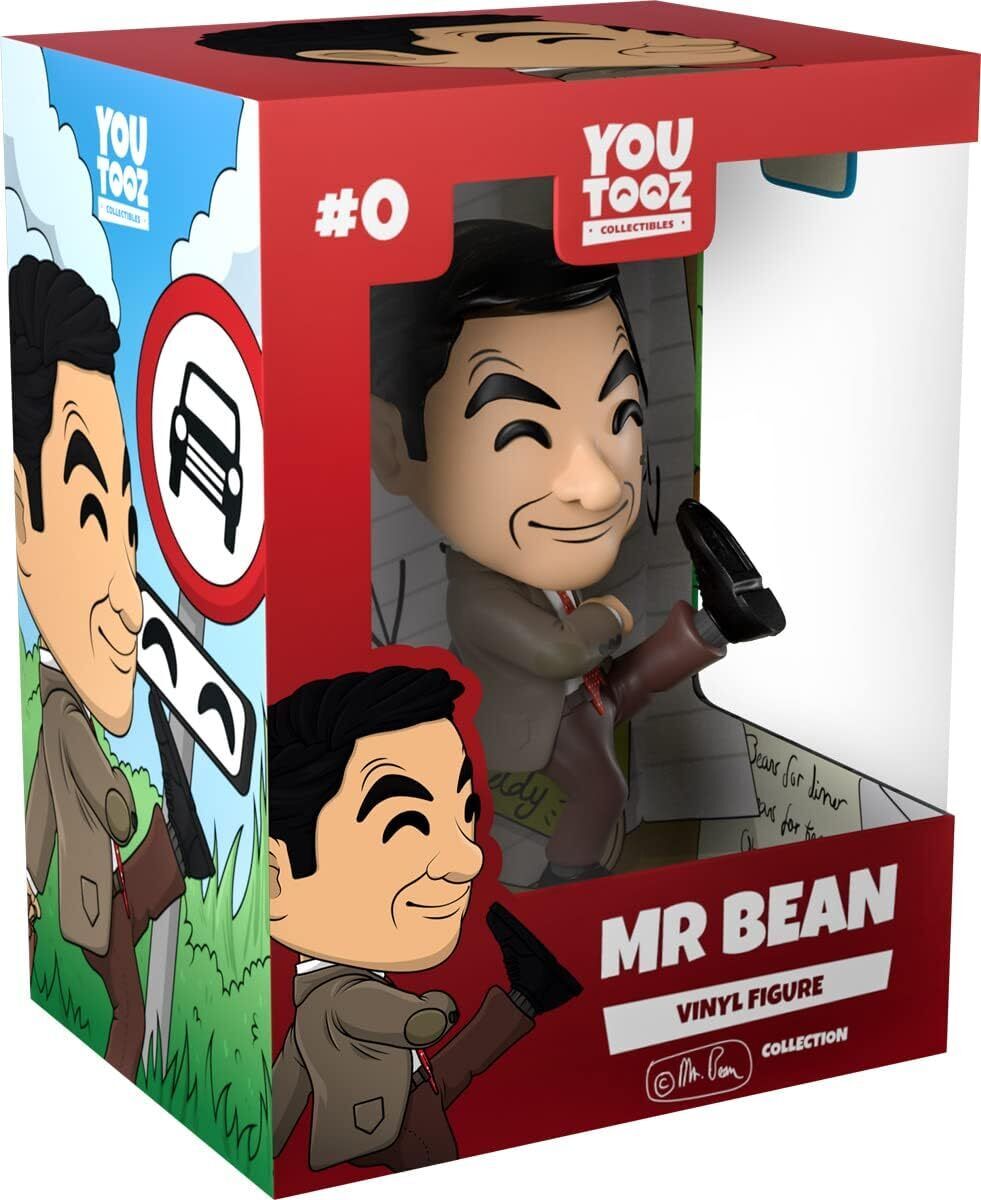 Mr Bean Vinyl Figure Classic British Comedy Collectible + Teddy 4.7In STATUE KID