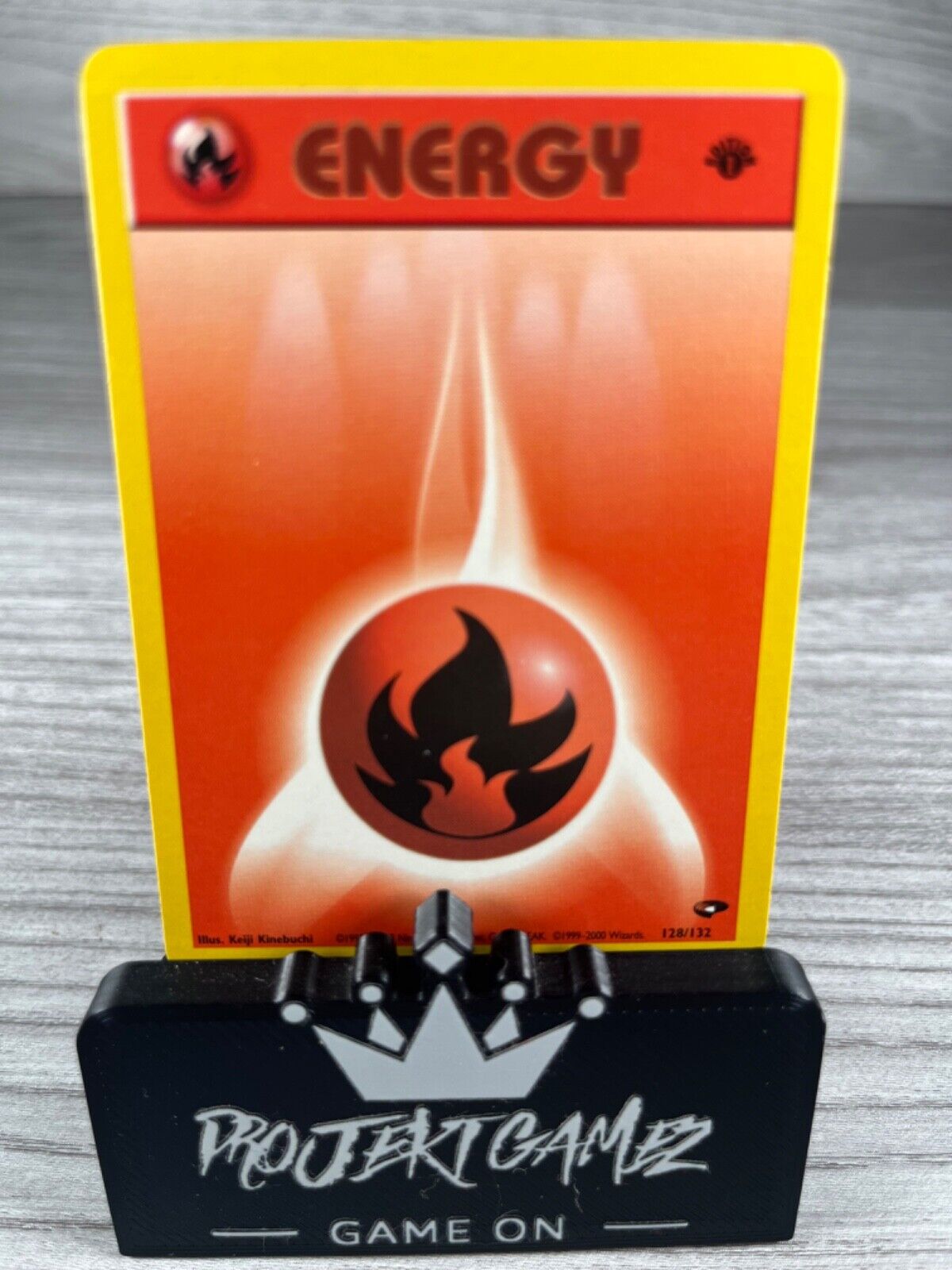 Fire Energy 1st Edition Gym Challenge 128/132 Pokemon Card TCG WOTC