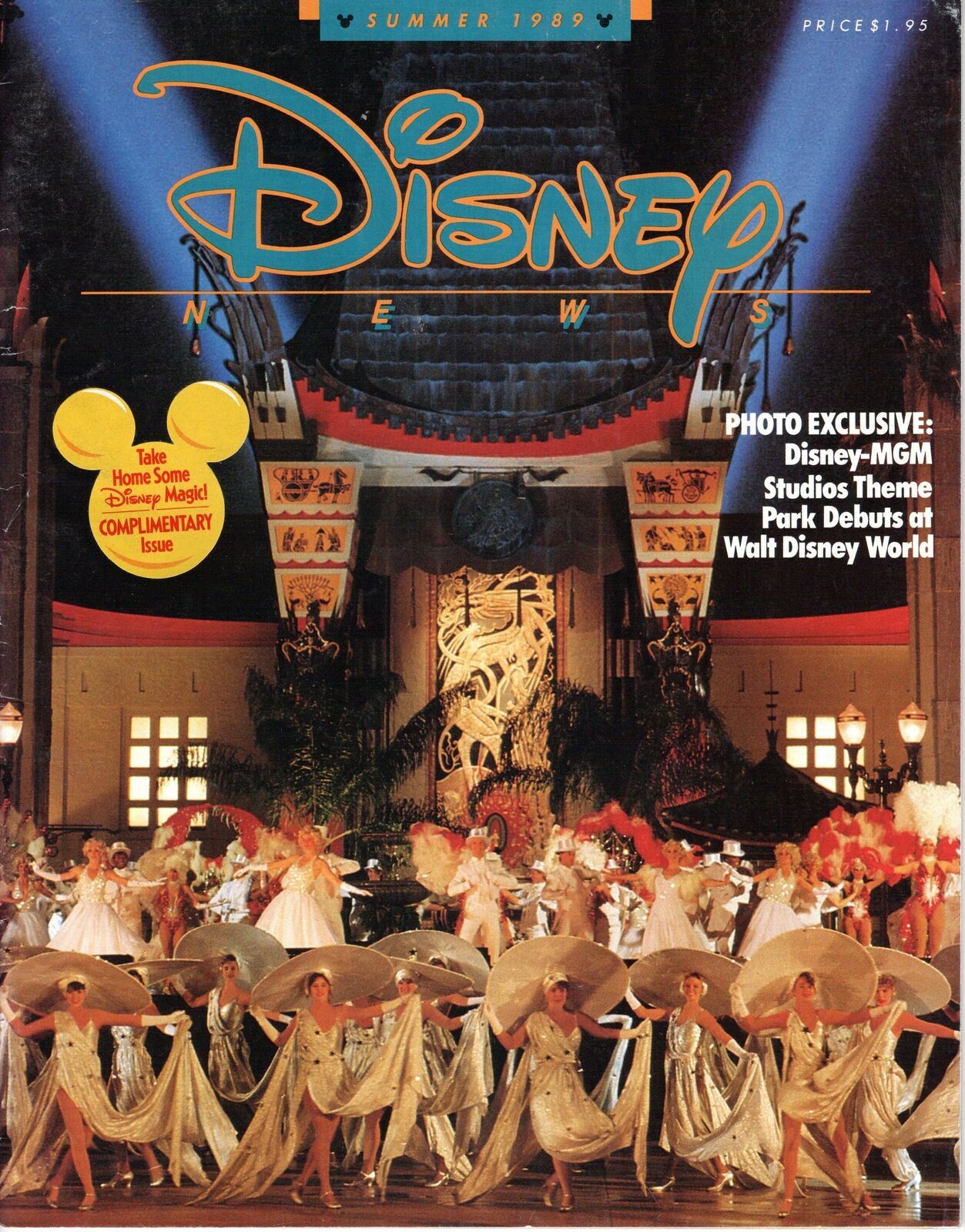 Disney News magazine ~ Summer 1989 ~ MGM Studios Park ~ Donald Duck at 55