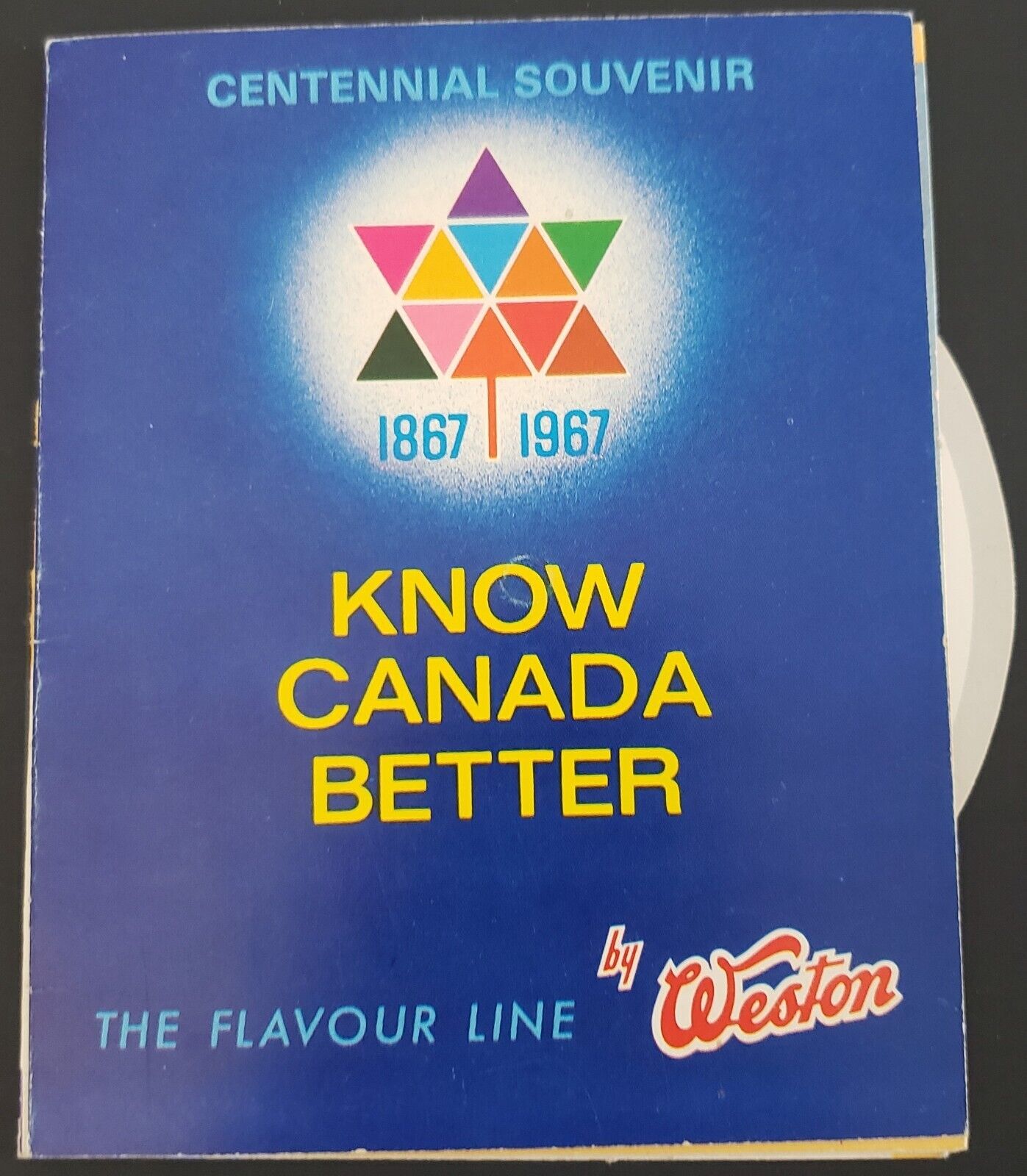 Centennial Souvenir 1867 1967 Know Canada Better Weston Biscuits & Candy