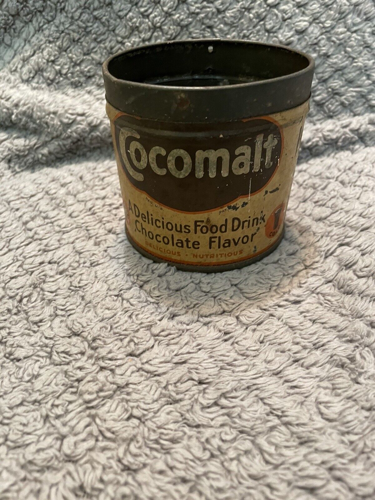 Miniature Sample Cocomalt Tin No Lid