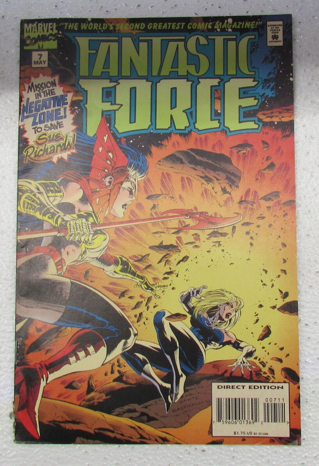 Vintage Marvel Comics Fantastic Force Vol 1 No 7 May 1995 Comic Book