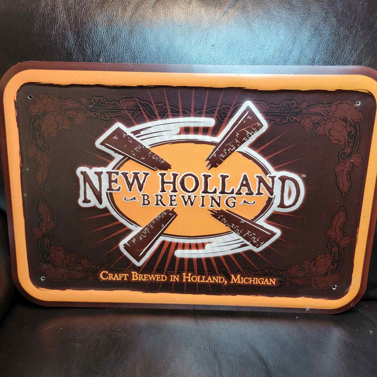New Holland Brewing Metal Sign 15x10 Beer Ale Brewery Michigan