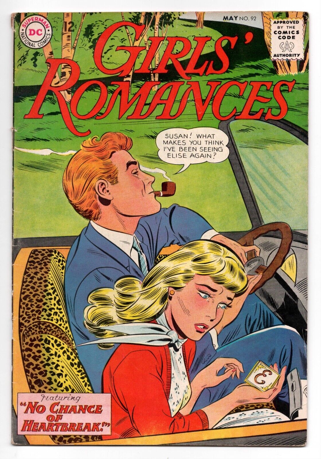 Girls' Romances #92 (DC 1963) RARE, Hard to find, GGA | FN 6.0
