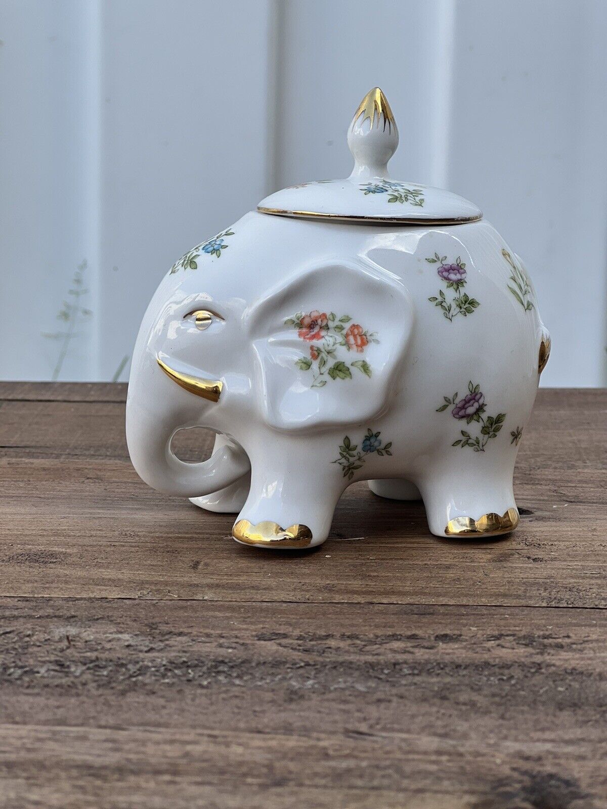 Porcelain Sugar Small  Bowl Elefant