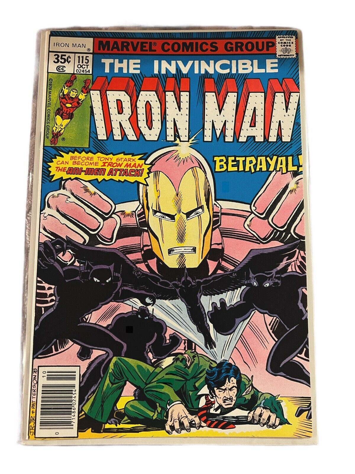 Marvel Comic The Invincible IRON MAN #115 Vol.1 Oct. 1978 1st. Print