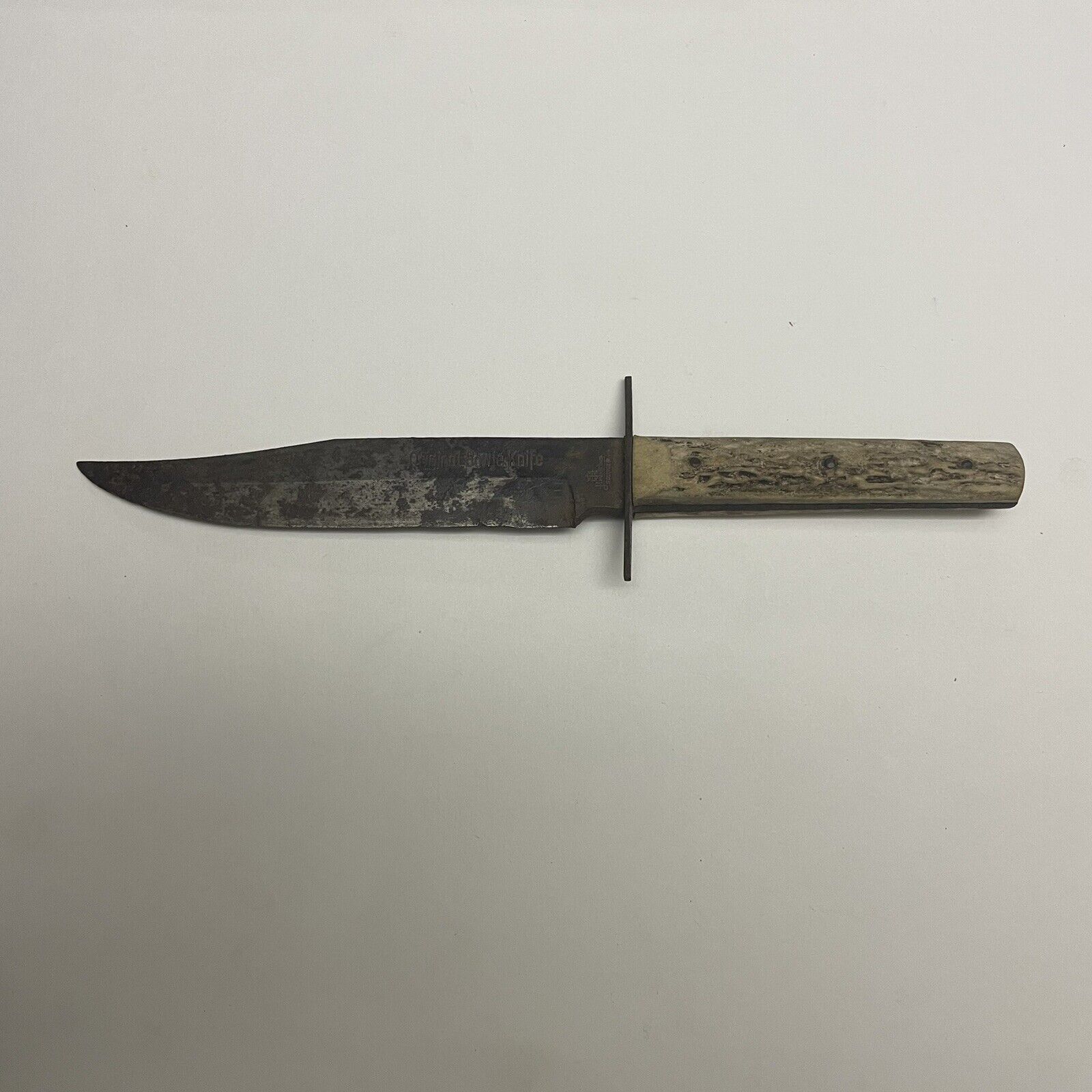 Vintage Hubertus Solingen Original Bowie Knife 10” Hunting Knife For Restoration