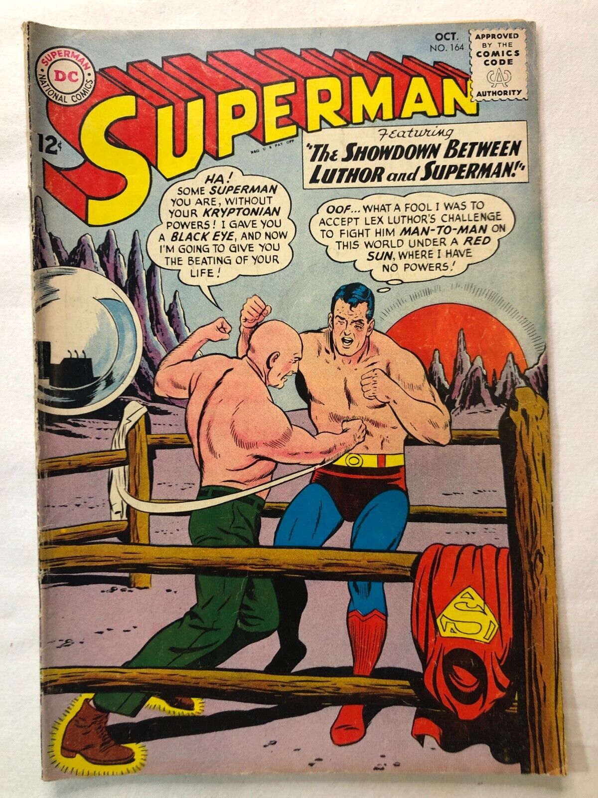 Superman #164 DC Comics Oct 1963 Vintage DC Comics Nice Vintage Collectable