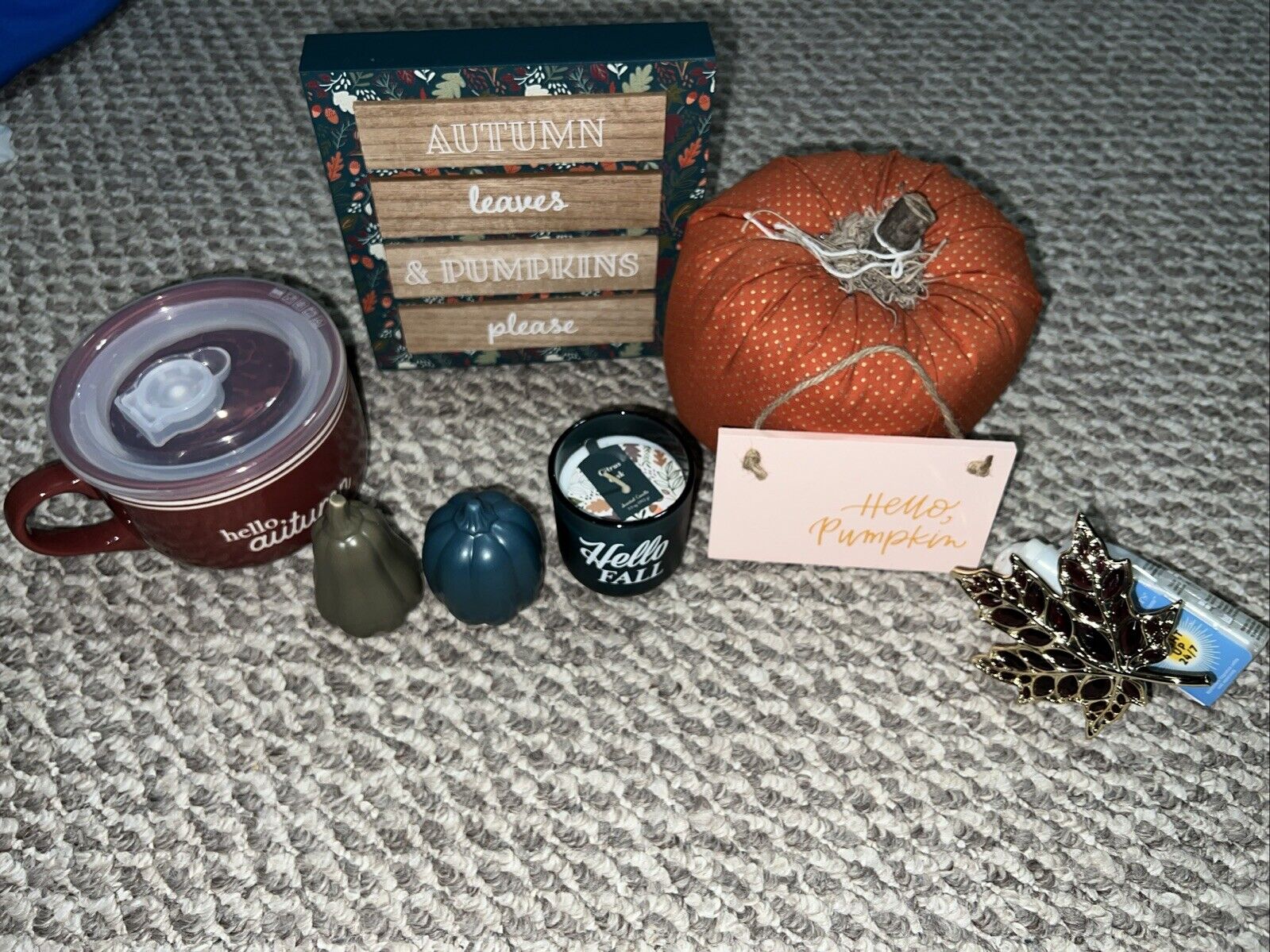 Lot Of Fall Decorations (8 Items)