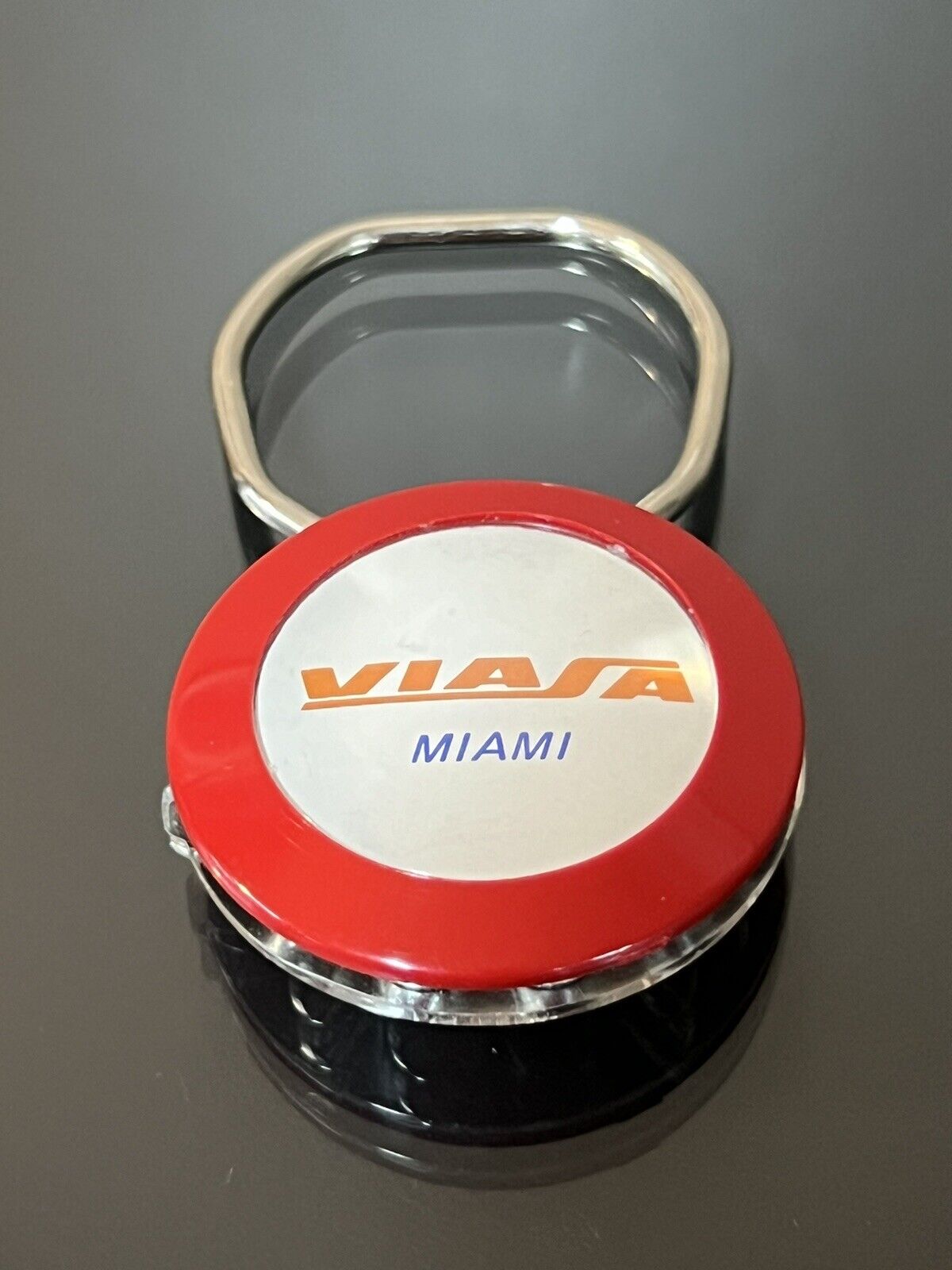 Vintage VIASA Venezuelan Airlines Key Fob- Miami 
