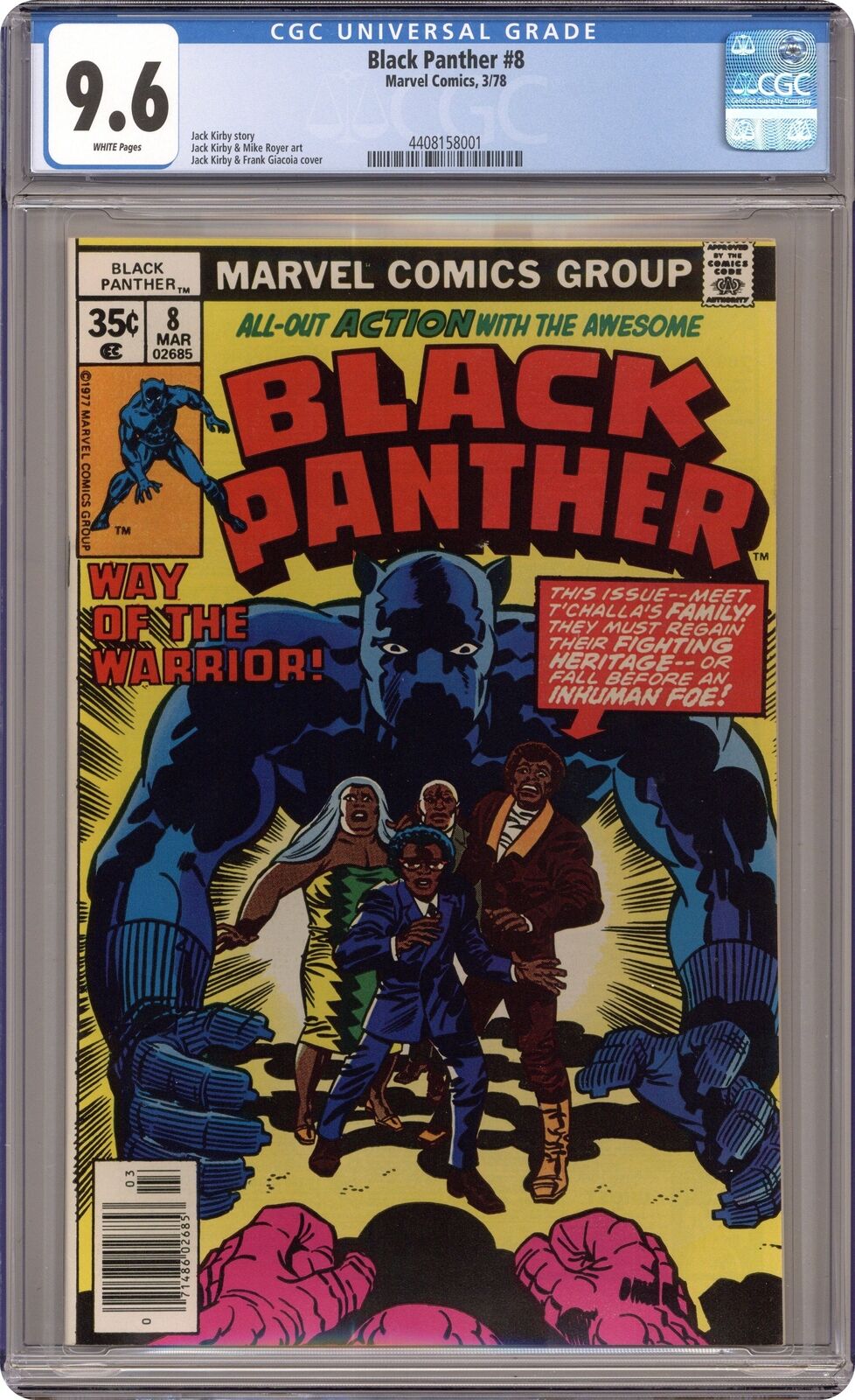 Black Panther #8 CGC 9.6 1978 4408158001