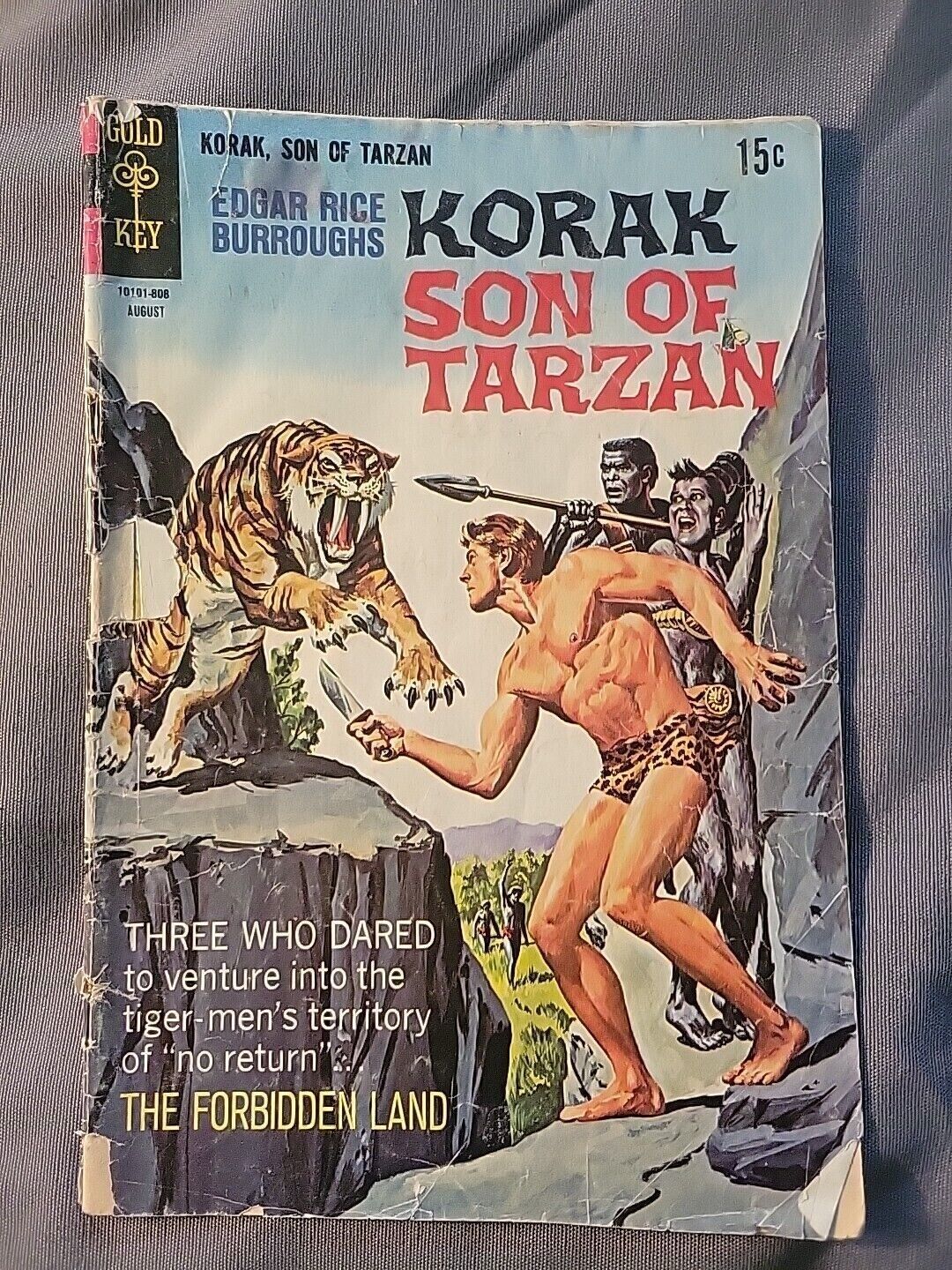 Korak, Son of Tarzan #24 (Aug 1968, Gold Key) Edgar Rice Burroughs VG+ Silver Ag