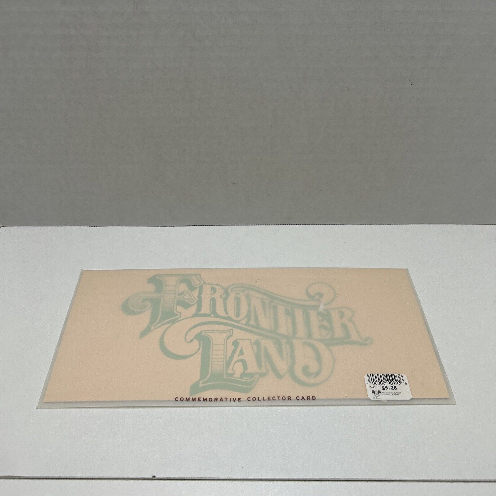 Disneyland Series II Frontier Land Commemorative Collector Card NEW SEALED