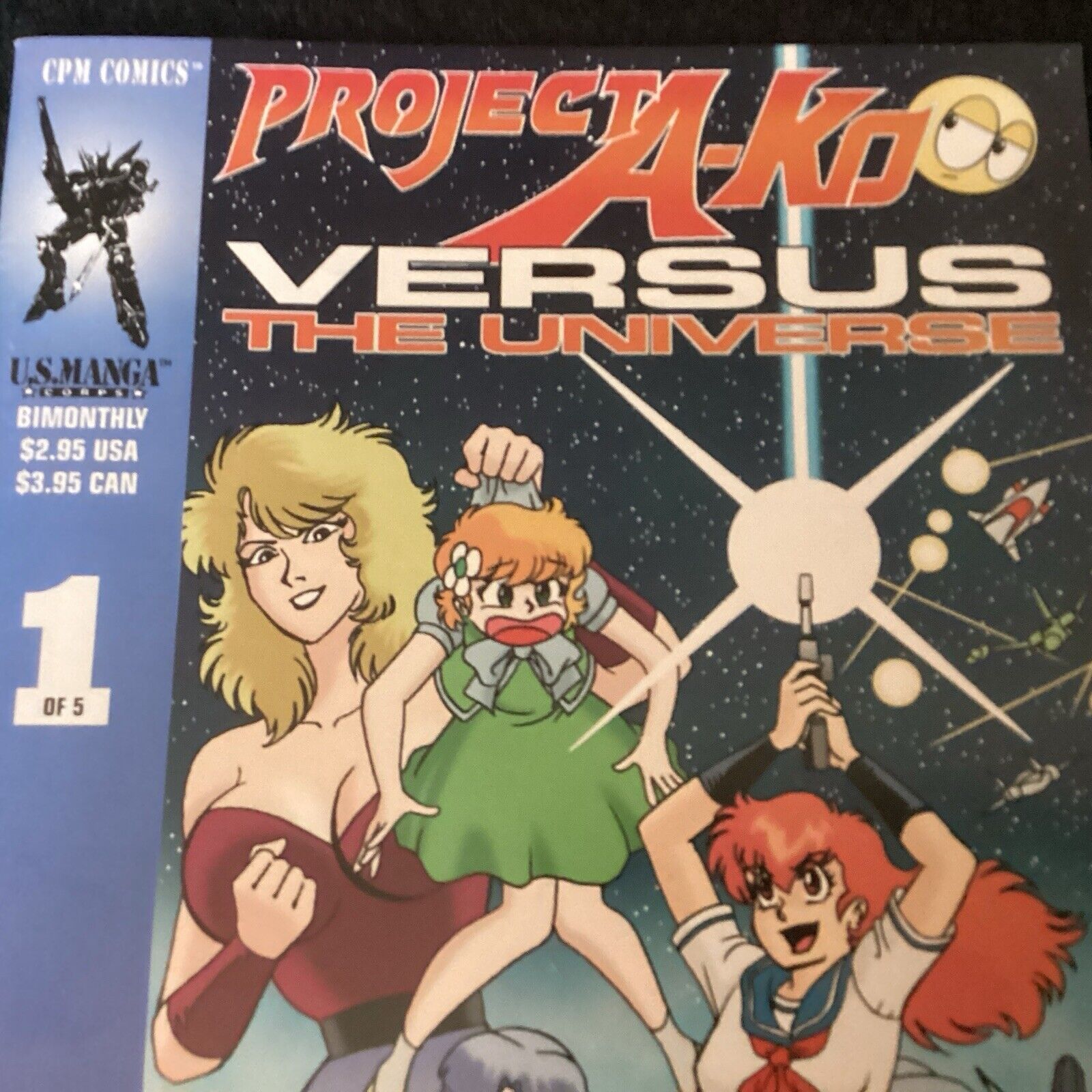 PROJECT A-KO VERSES THE UNIVERSE  #1  of 5 BEAUTIFUL VFN/NMT COMIC BOOK