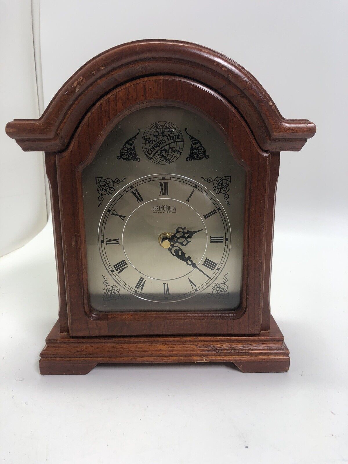 Vintage Waltham Tempus Fugit Mantle Clock Hourly Chime FOR PARTS