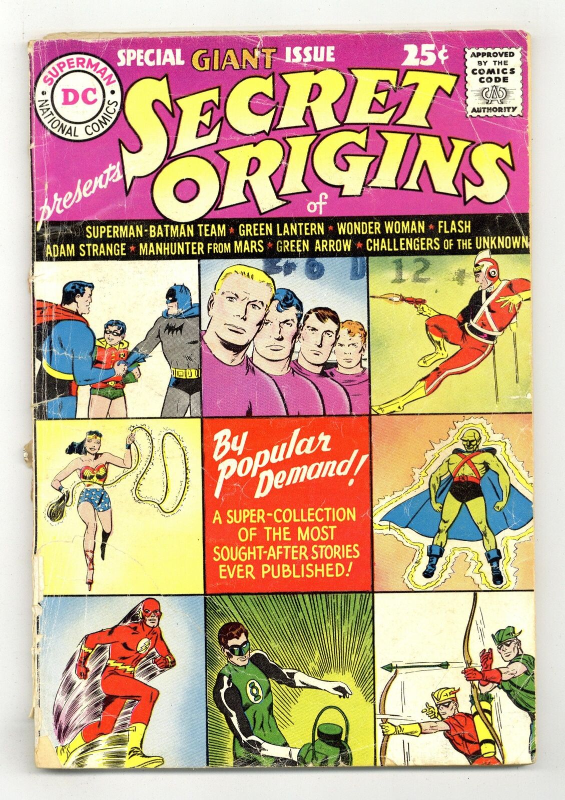 Secret Origins #1 FR 1.0 1961