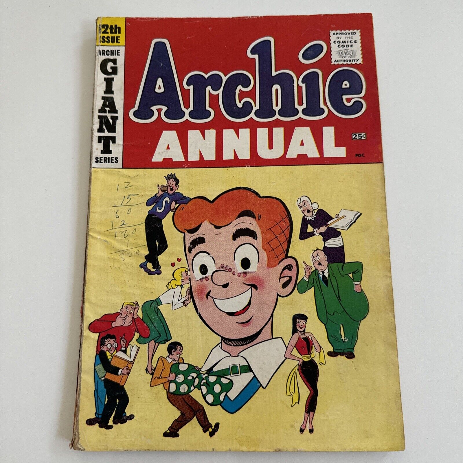 ARCHIE COMICS ANNUAL # 12 | Silver Age 1960 Betty & Veronica | Good Girl | VG-