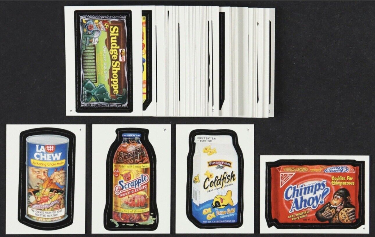 2004 Topps Wacky Packages ANS1 Series 1 COMPLETE BASE SET of 55 Stickers NM+