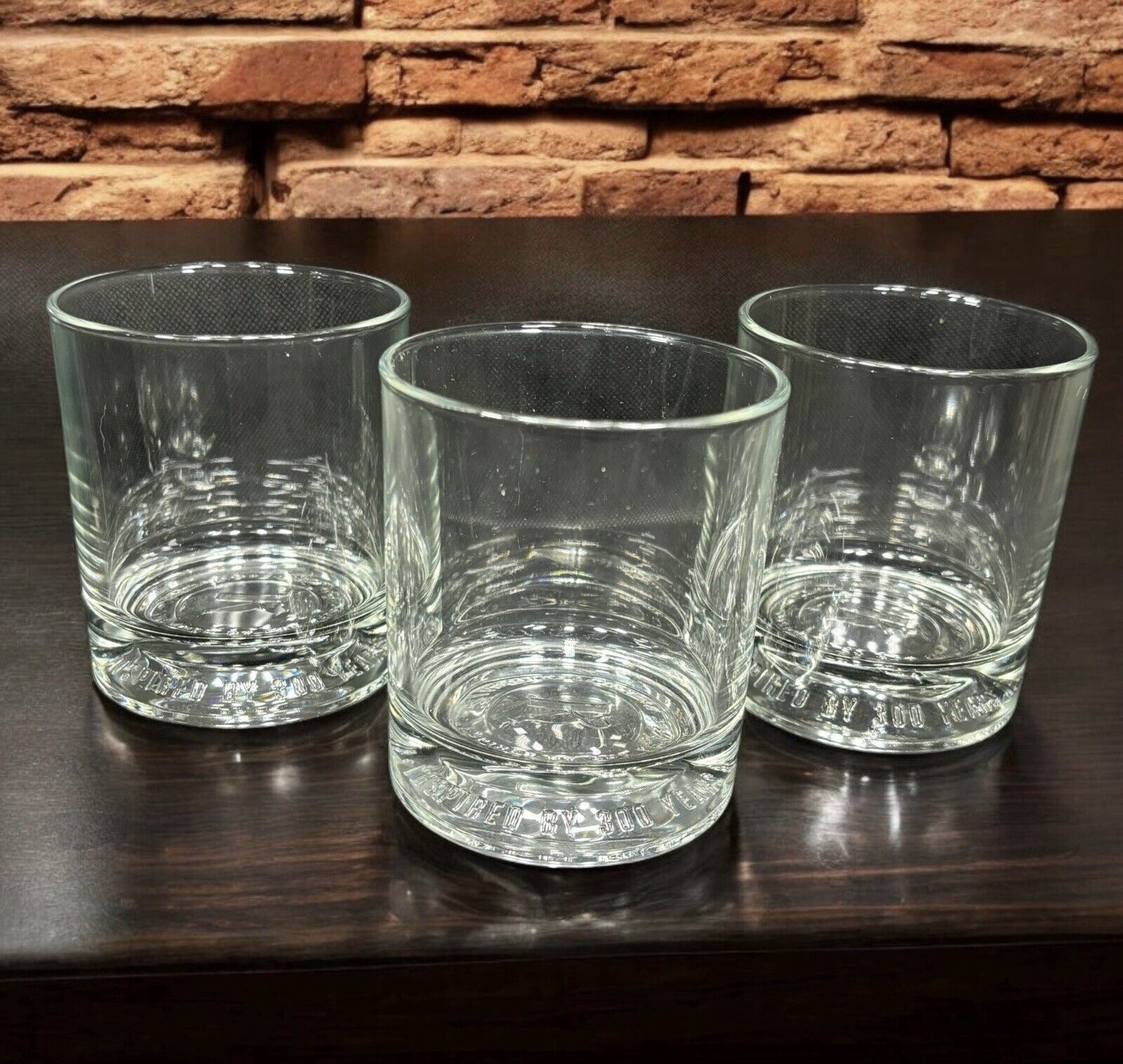 3 Ketel One Vodka Lowball Glasses Weighted Base Embossed Logo Commercial Grade