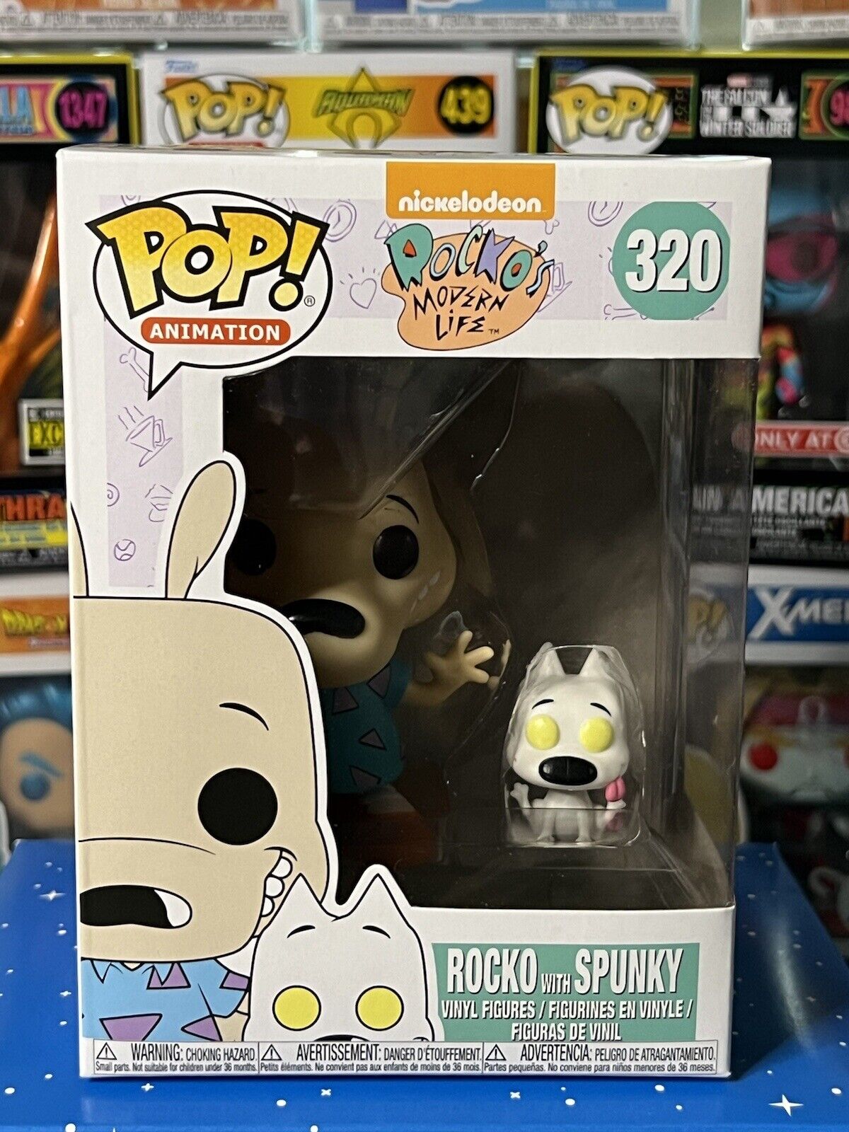 Funko POP Animation: Rocko with Spunky #320 - Vaulted W/ Protector