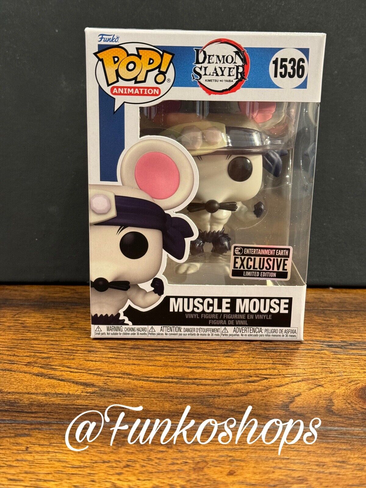 * NEW* Funko Pop Demon Slayer Muscle Mouse Vinyl Figure #1536 - Ships Today