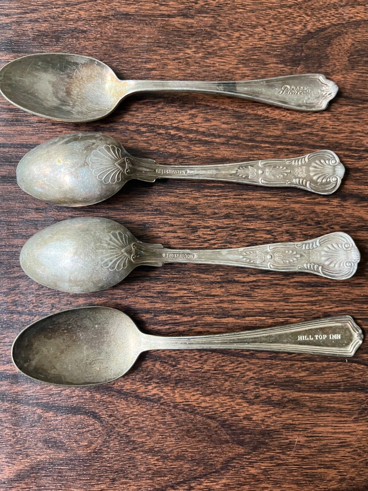 4 Vintage New York Spoons -  Pierce\'s \
