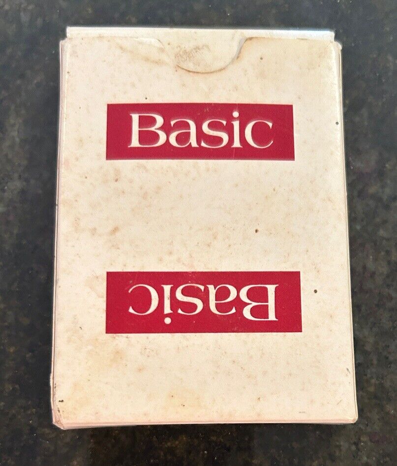 Vintage Basic Cigarettes Your Basic Deck Playing Cards