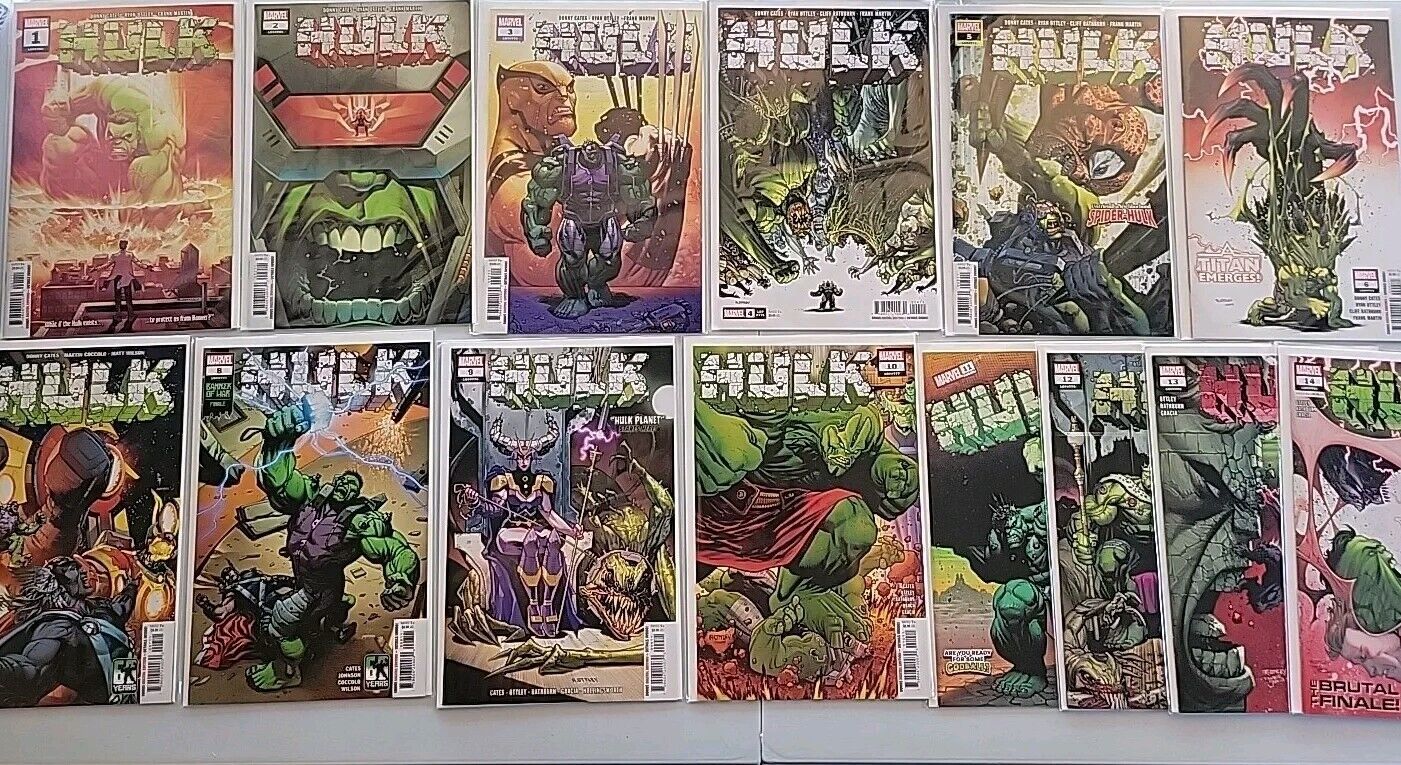 Hulk #1-14   Full Set   Donny Cates  Near Mint