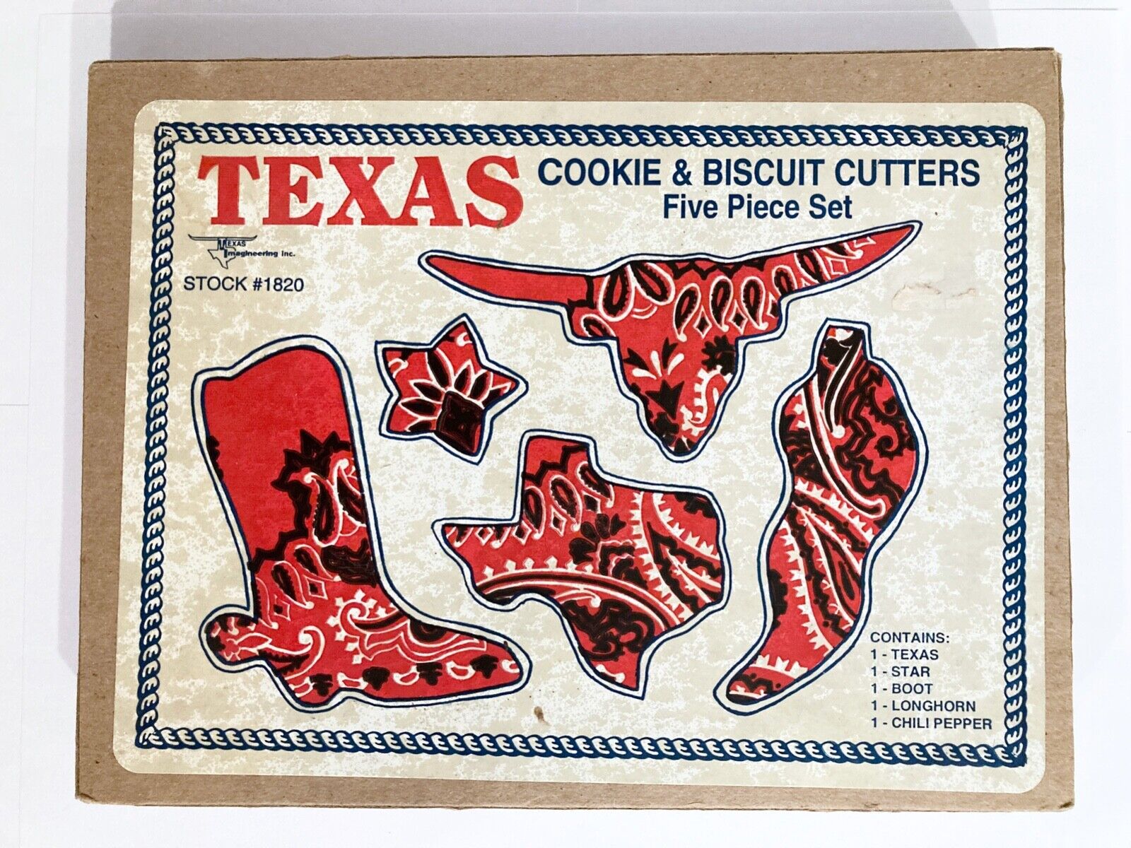 Texas Cookie Cutters Biscuit Longhorn Cowboy Cowgirl Boot Star Western Bandana