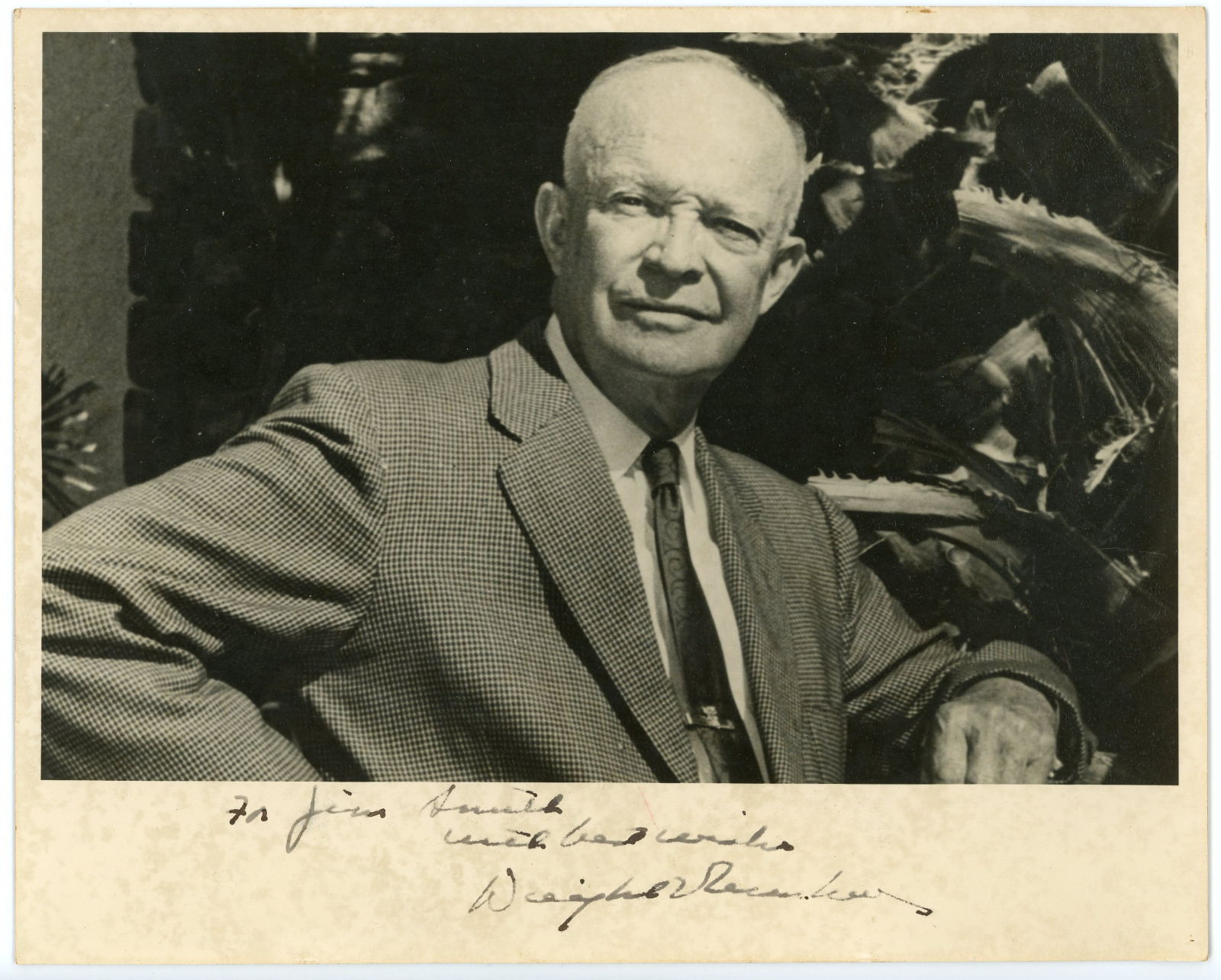 President Dwight D. Eisenhower ~ Signed Autographed 8x10 Photograph ~ JSA LOA