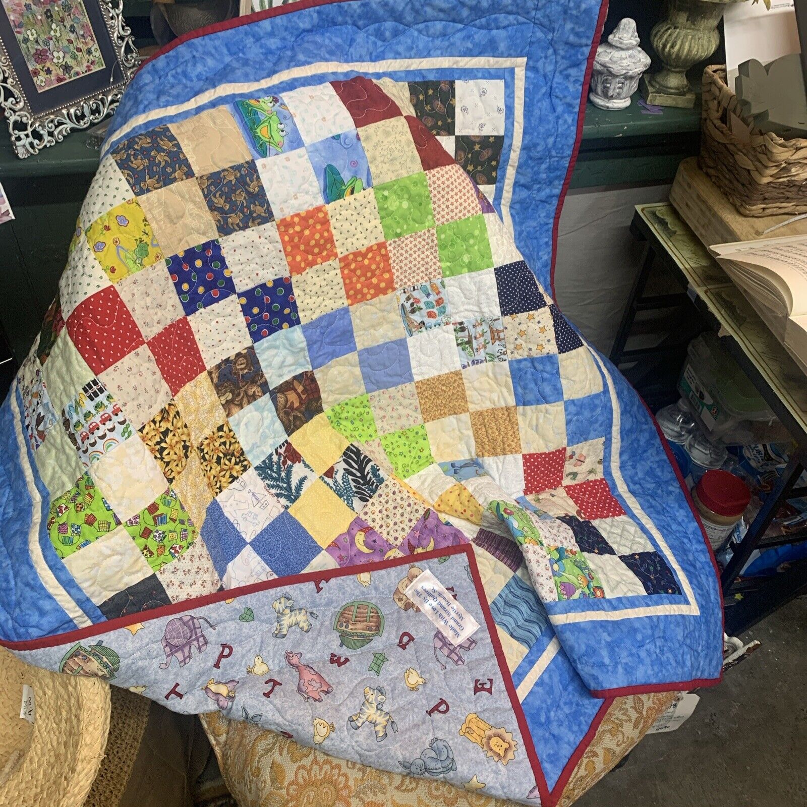Small Child’s Quilt Made By Grand Strand Quilters Myrtle Beach SC