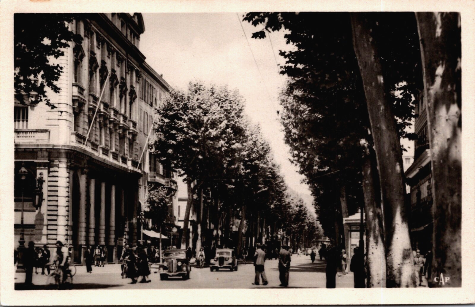 France Nice Avenue de la Victoire Vintage RPPC B175