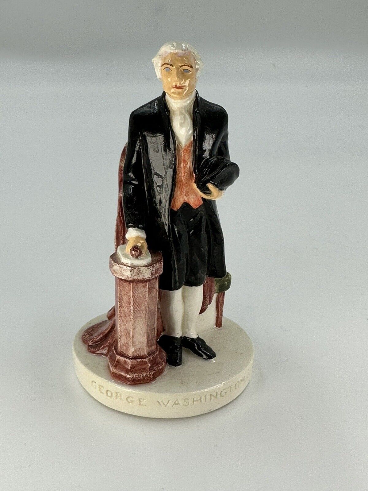 Sebastian Miniature George Washington COPR. 1982  By P.W. Baston, No Box