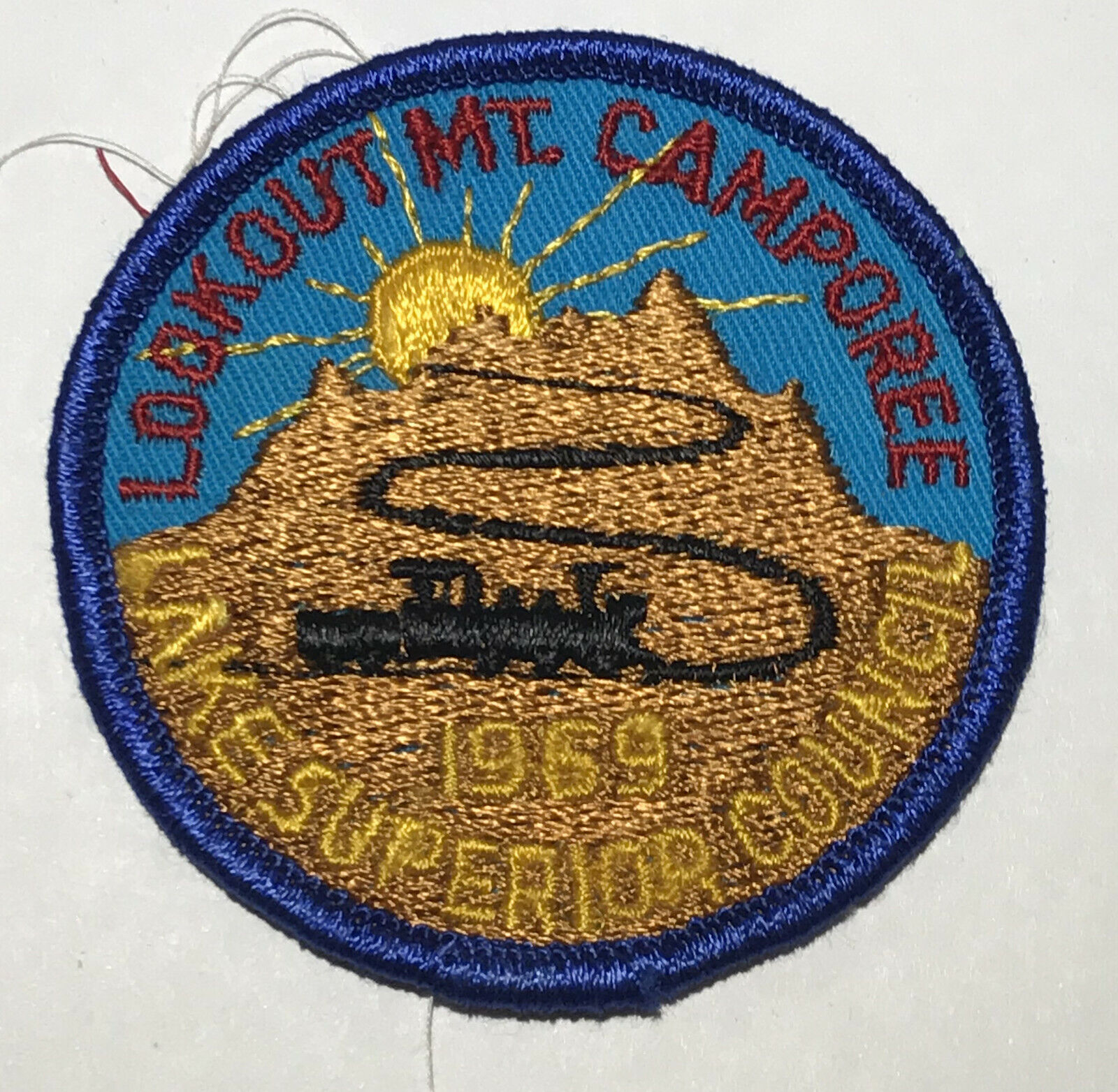 1969 Lake Superior Council Lookout Mountain Camporee Patch MC7