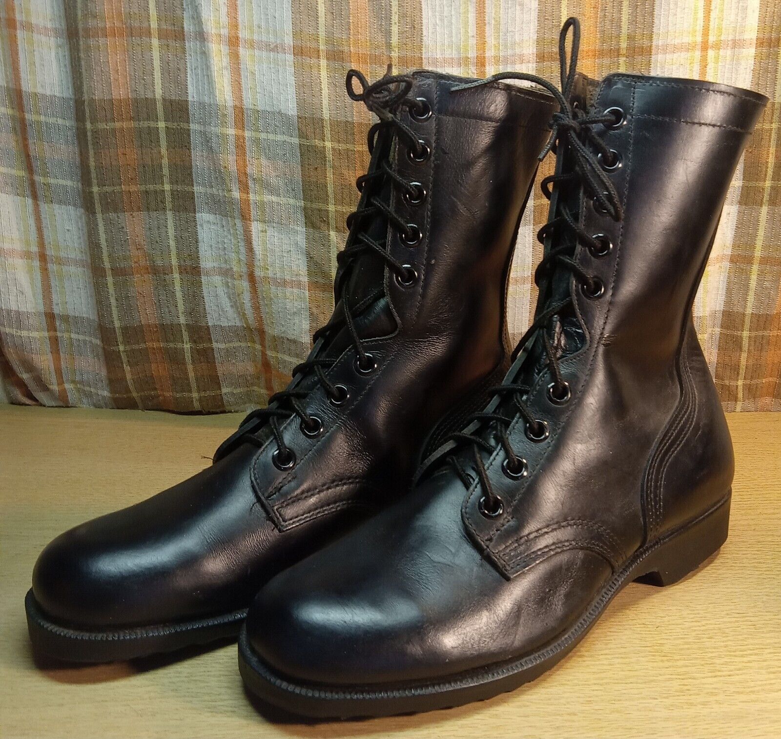 Vintage 1981 RO-SEARCH Military Combat Boots Men’s Size 10 R 1981 Black Jump