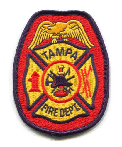 Tampa Fire Department Patch Florida FL v3