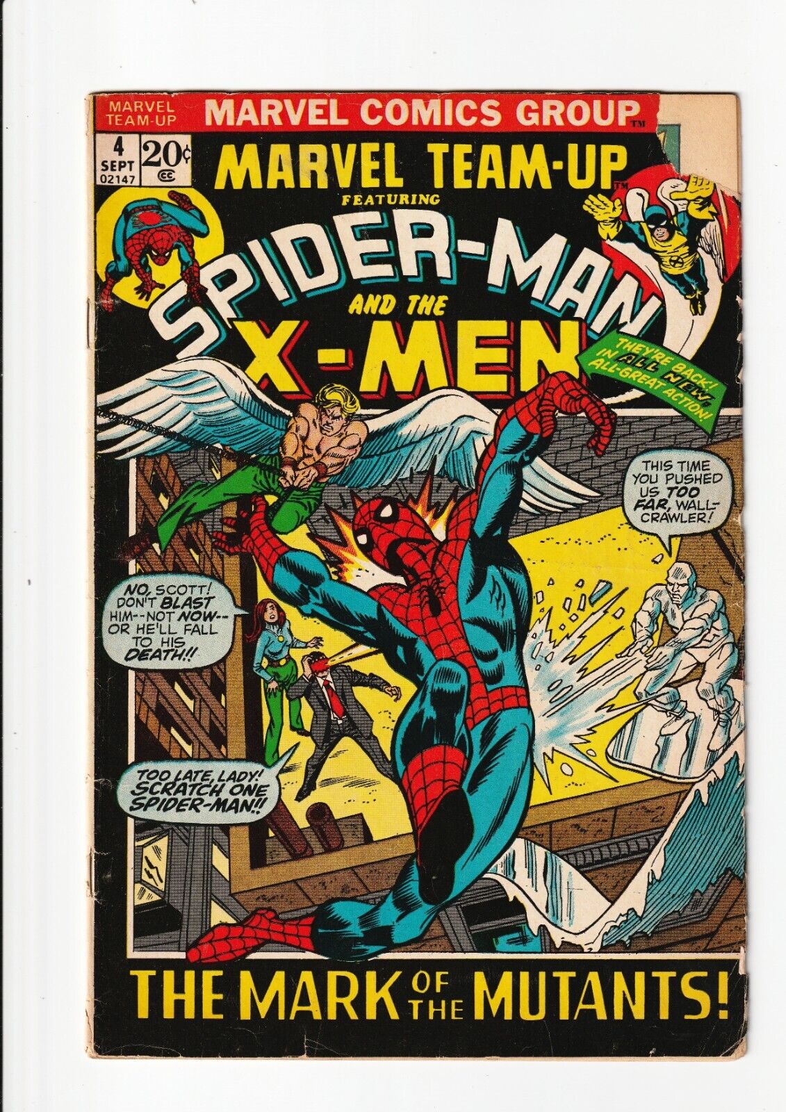 Marvel Team-Up #4, Marvel, 1972 Spider-Man, X-Men, 4th app of Morbius 1st Print