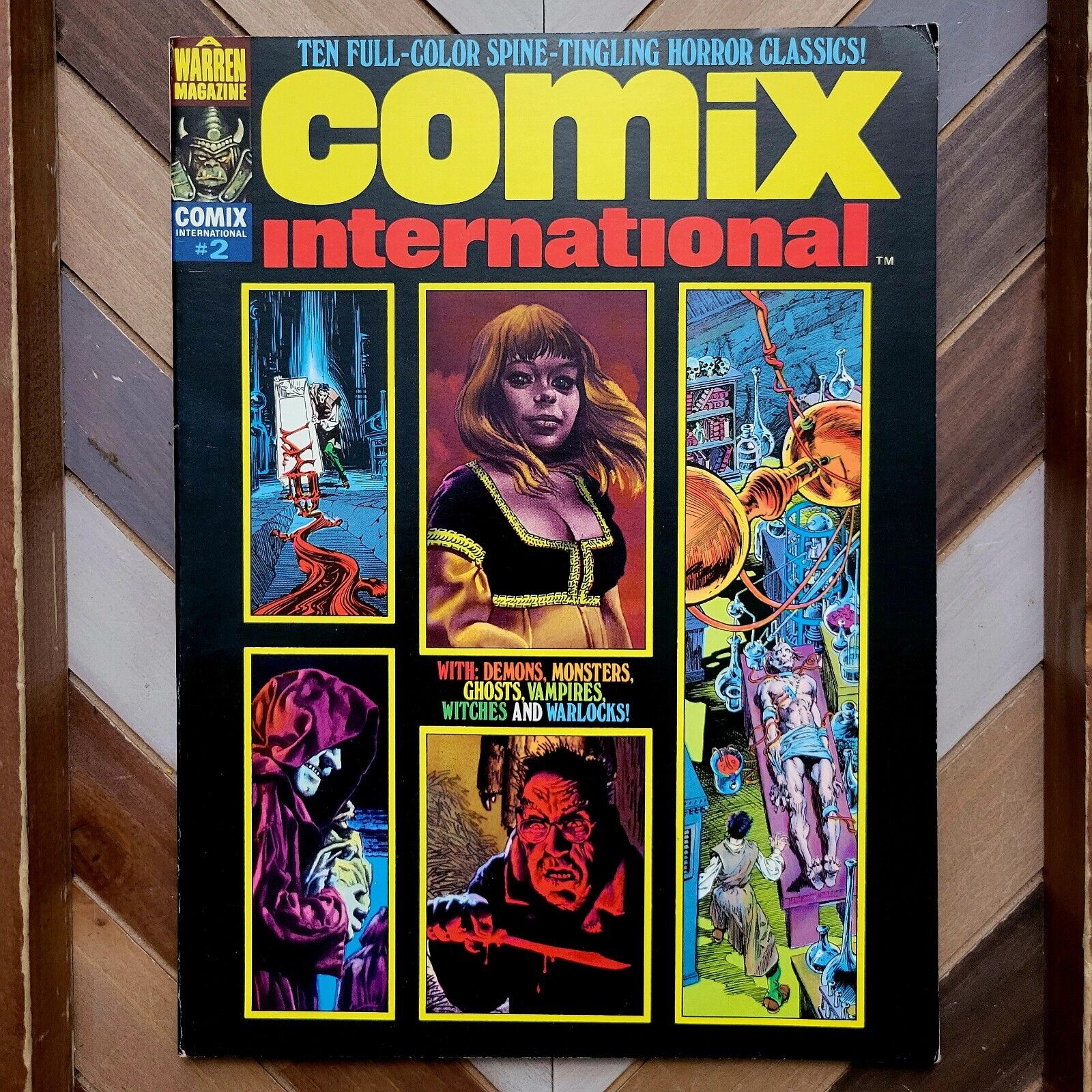 COMIX INTERNATIONAL #2 VF- (Warren 1975) Wood | Wrightson | DuBay | Corben +More