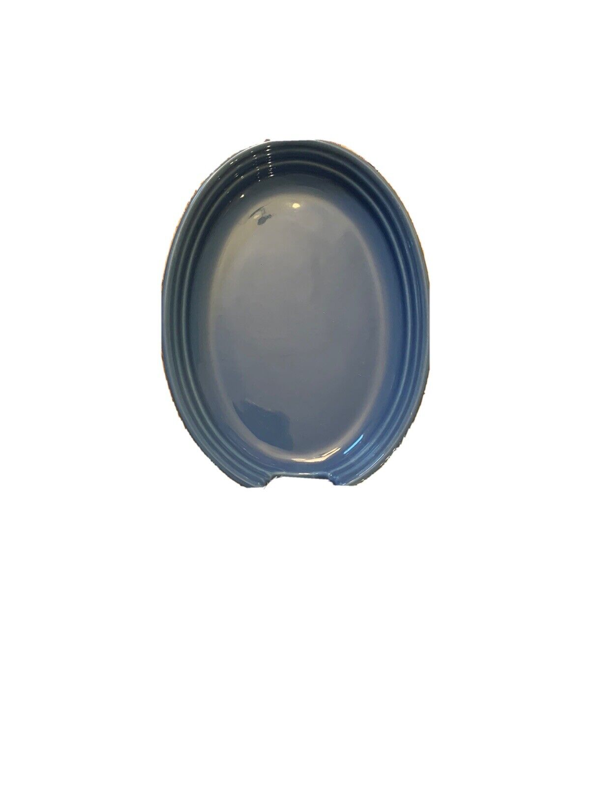 BOSCO WARE Dark Blue Spoon Rest Slotted, Warehoused New in Late 1990's