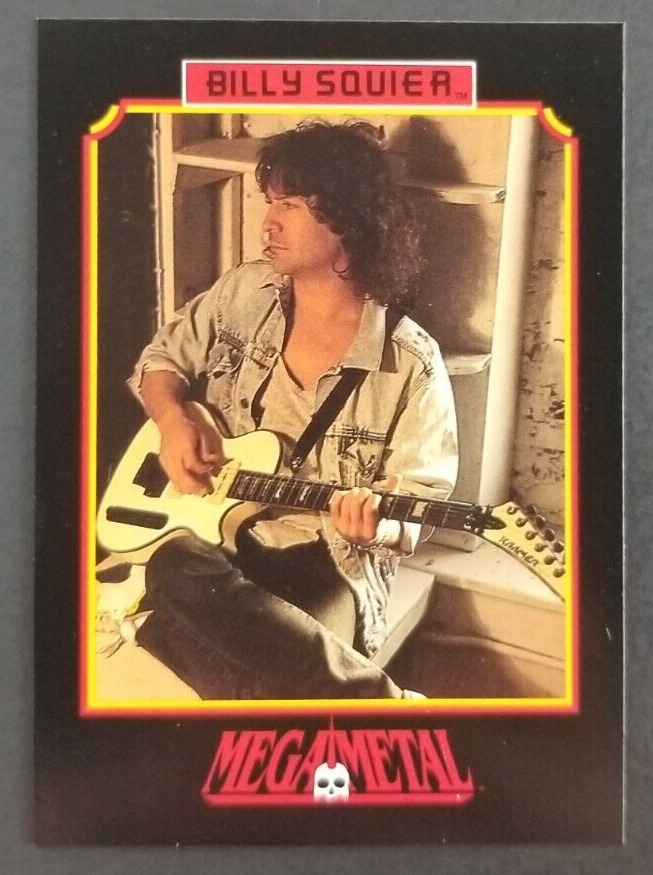 Billy Squier 1991 Mega Metal Rock Music Impel Card #135 (NM)