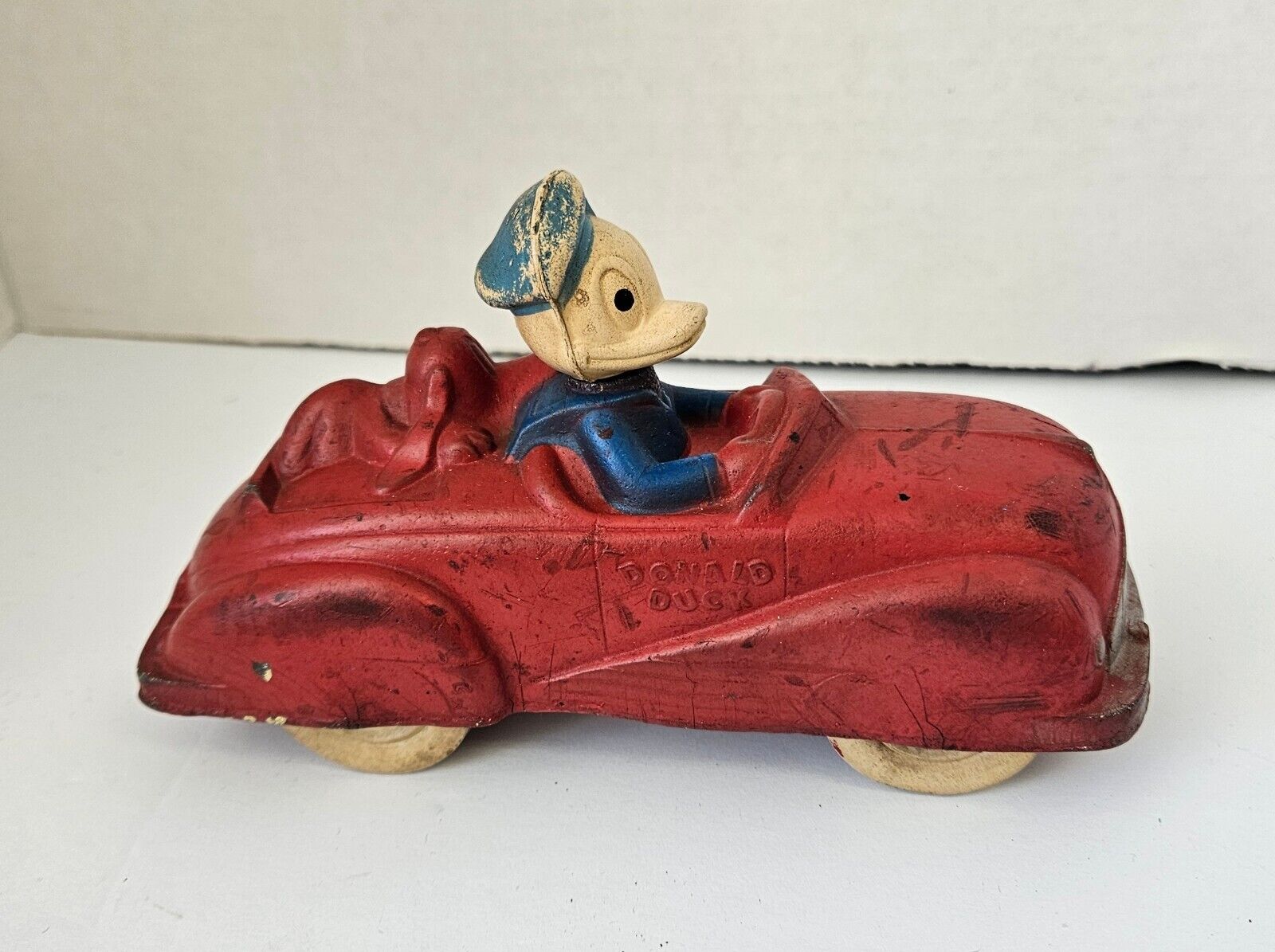 Vintage Donald Duck Pluto Sports Car 30s 40s