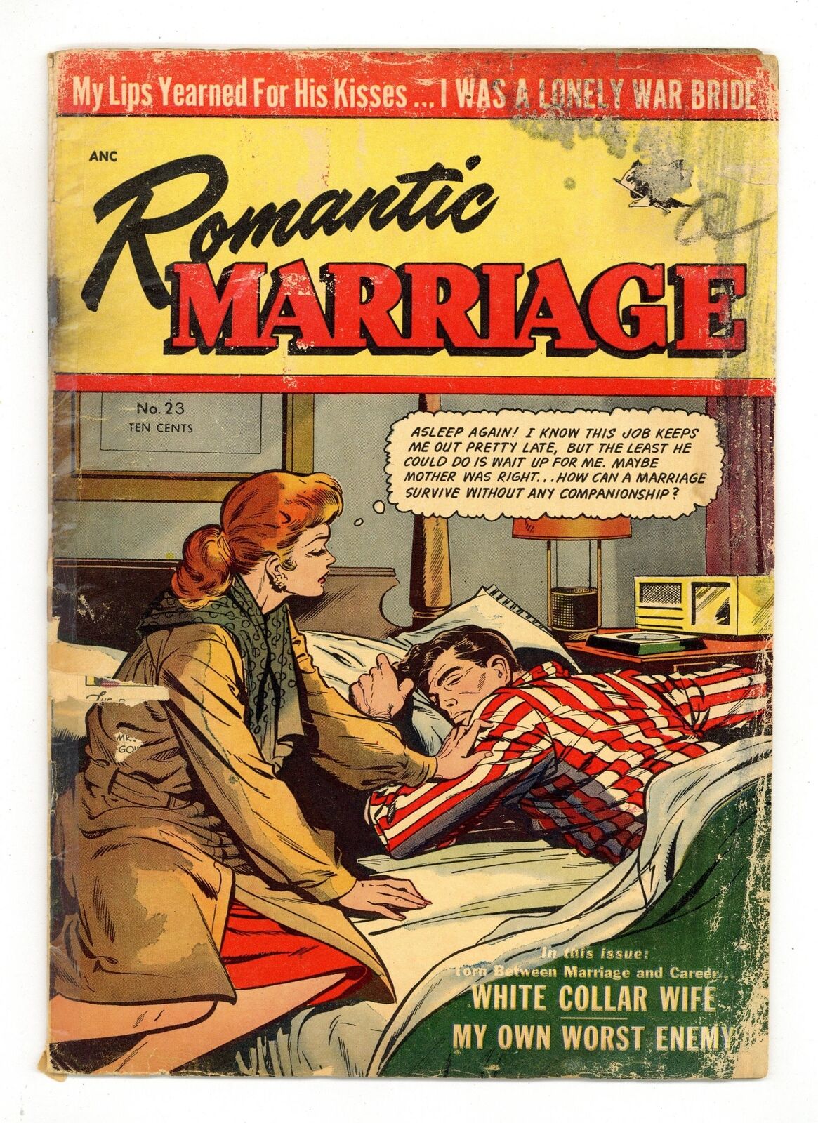 Romantic Marriage #23 PR 0.5 1954