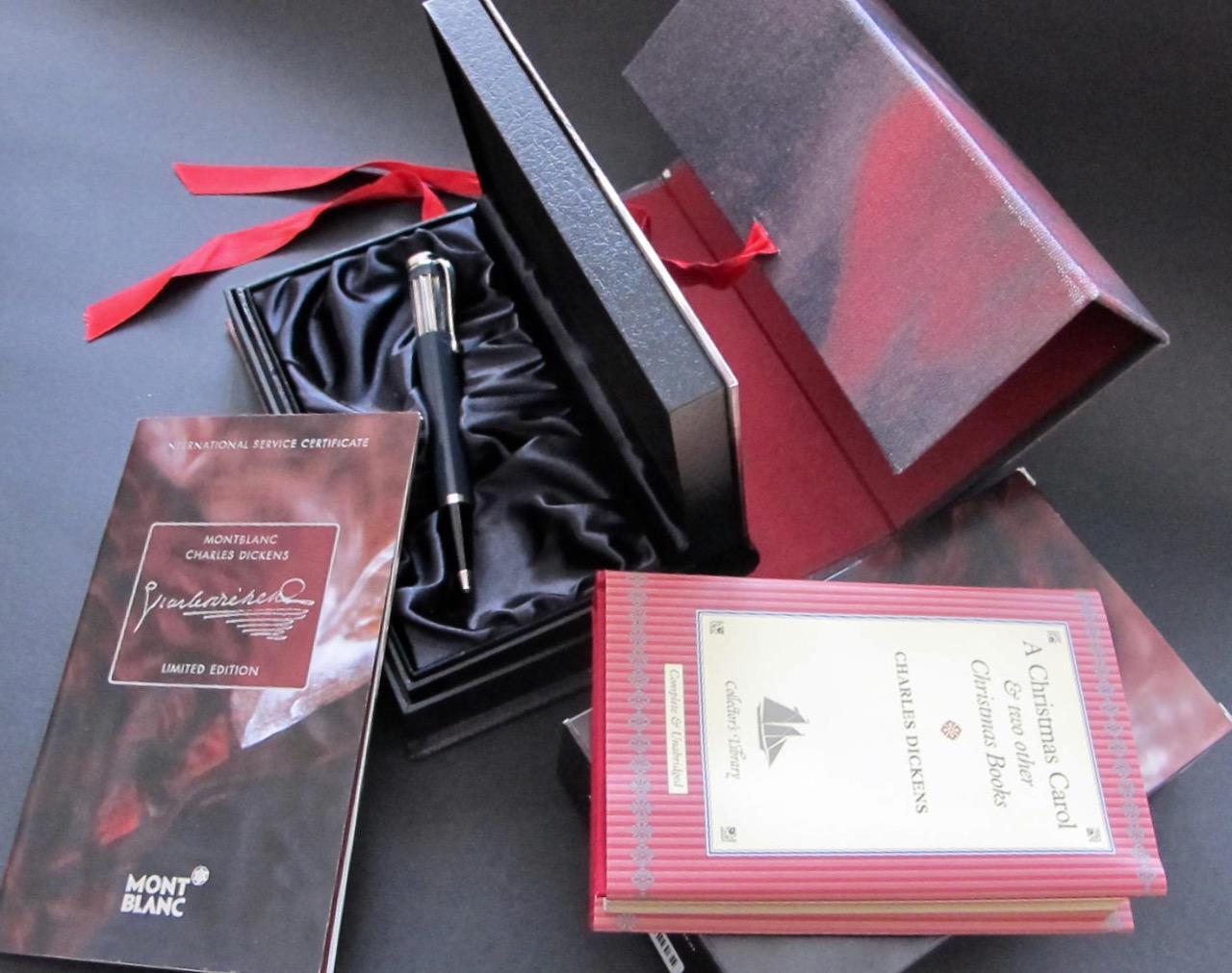Montblanc Charles Dickents Ballpoint Pen Ltd Special Xmas Box Edition