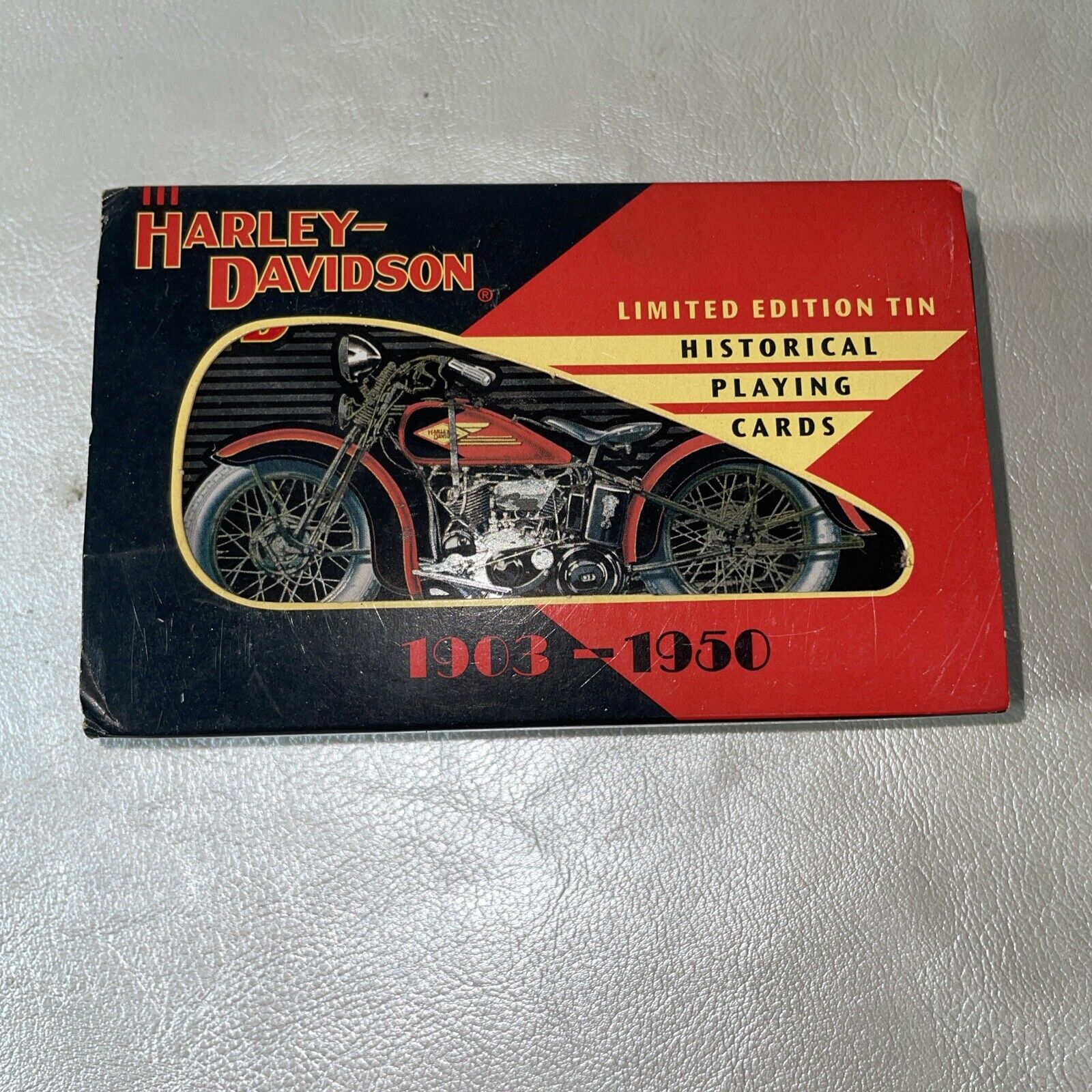 Harley Davidson Limited Edition Historical Playing Cards 1903-1950 Sealed