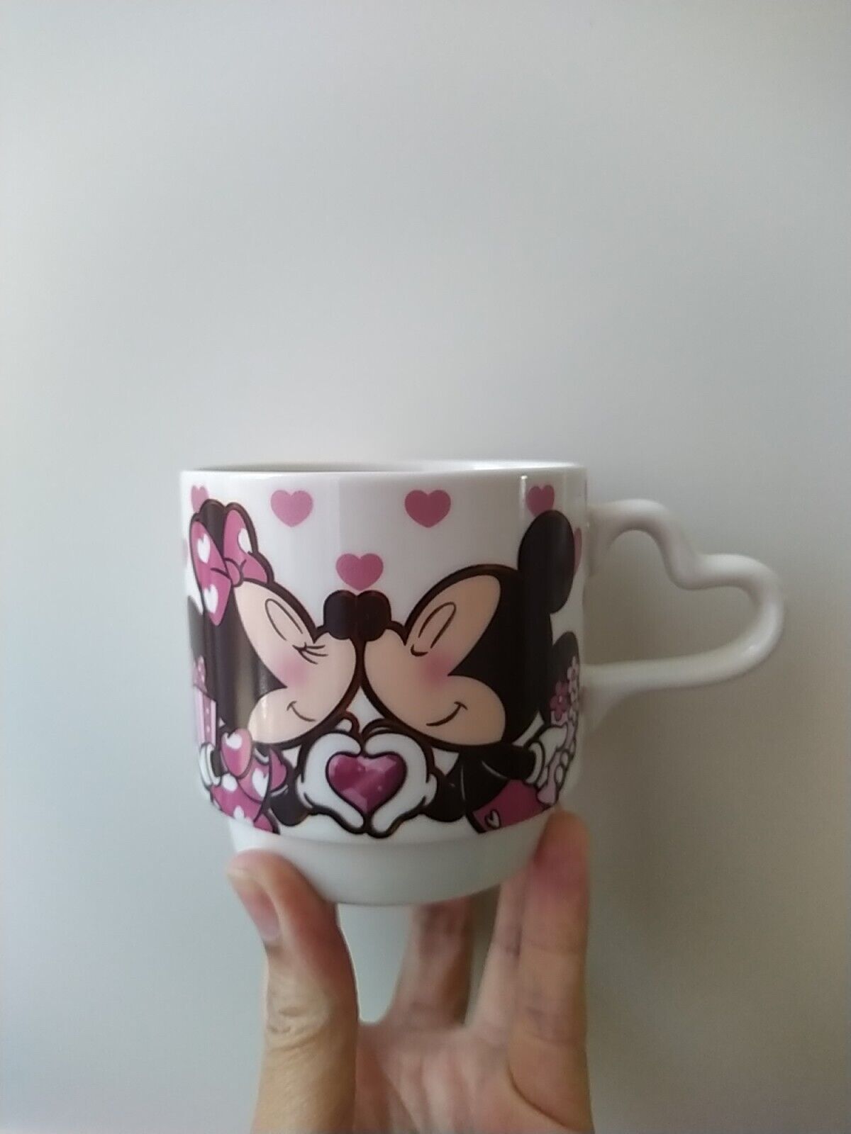 Disney Tokyo Resort Minnie Mickey Valentine\'s Sweet Love Vintage Mug 2010